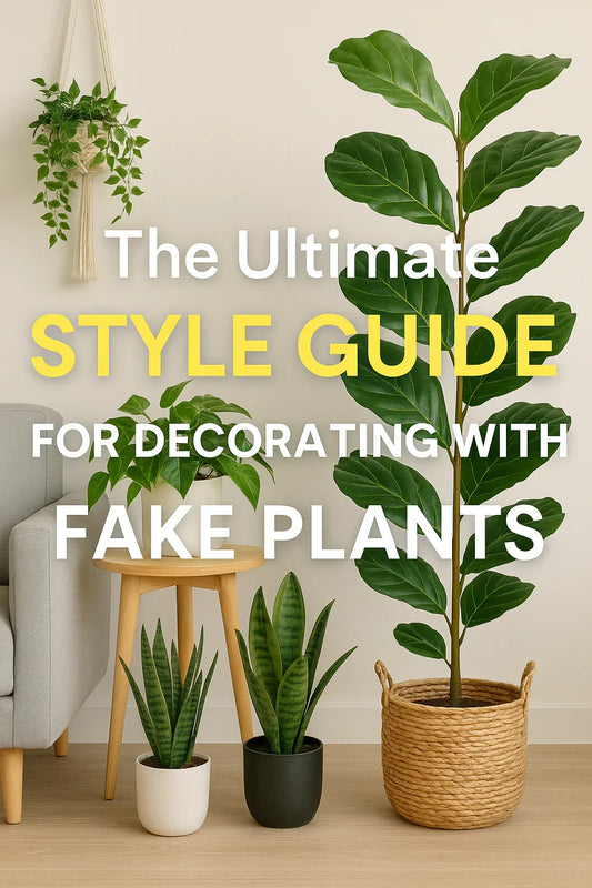 The Ultimate Style Guide for Decorating with Fake Plants - ALL4U RETAILER LTD