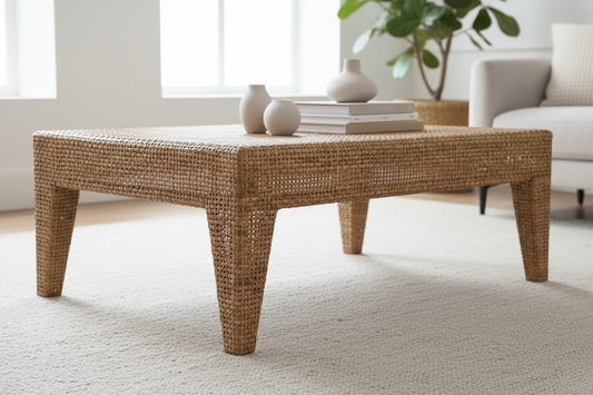 Elevate Your Living Space with a Stylish Rattan Coffee Table