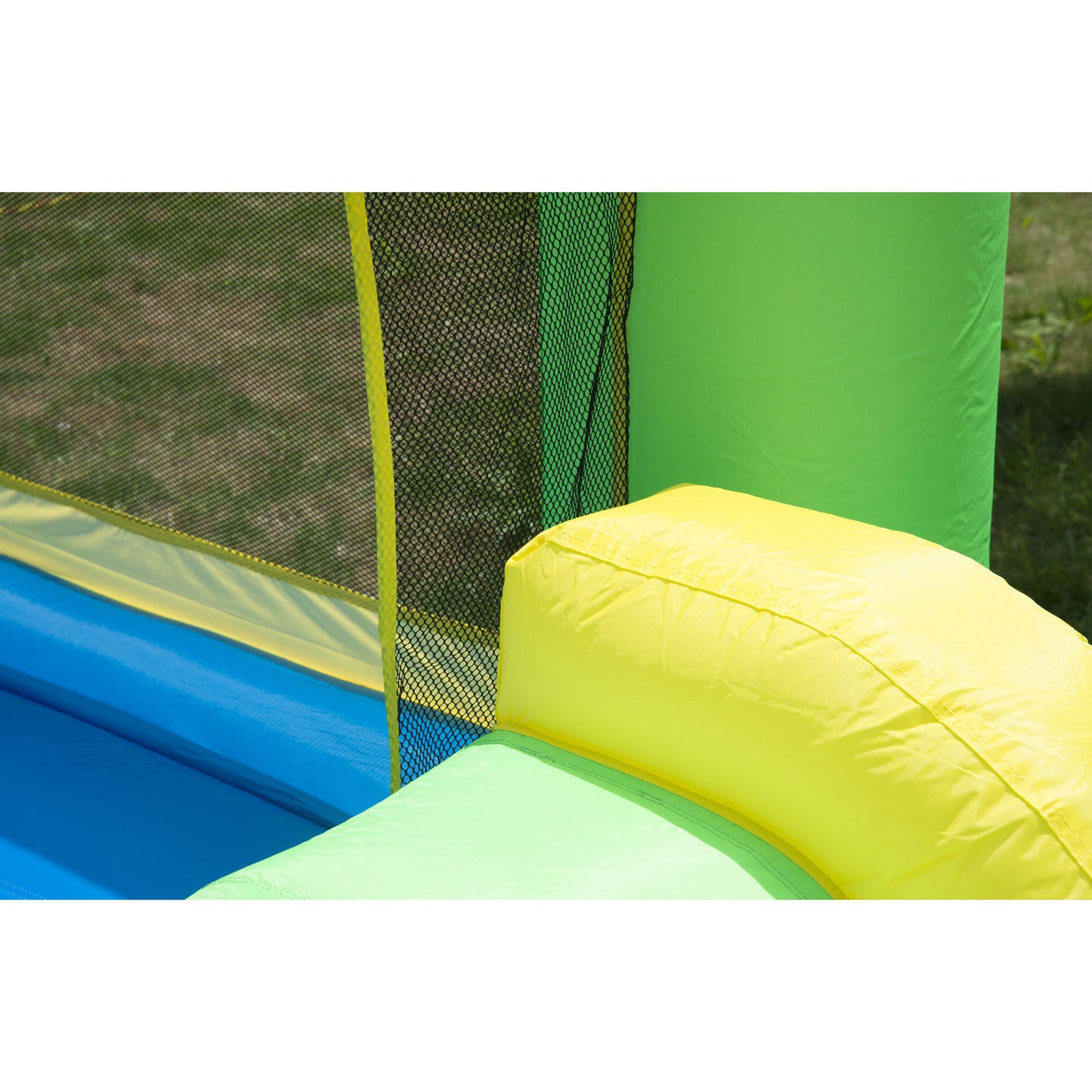 Outsunny Kids Inflatable Bouncing Castle with Blower for Indoor and Outdoor Fun - ALL4U RETAILER LTD