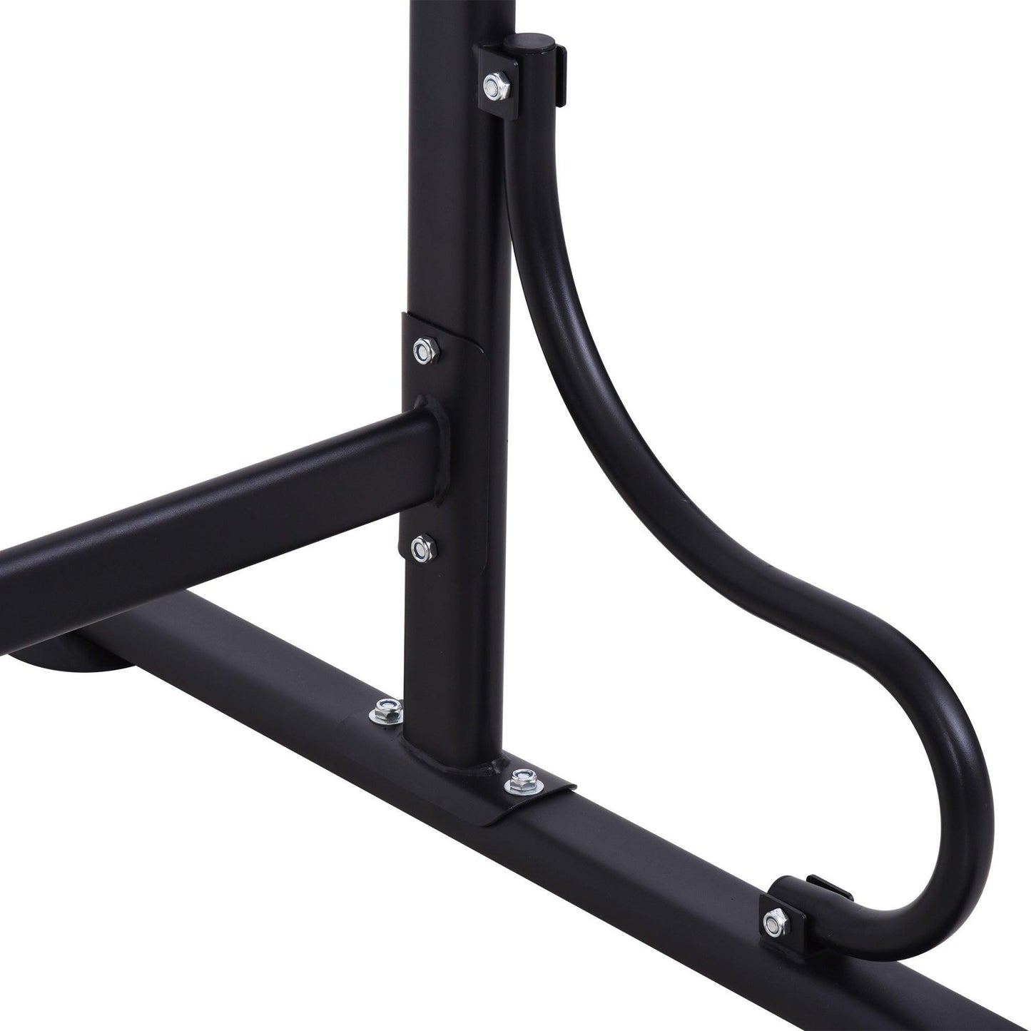 HOMCOM Steel Power Tower Pull Up Station - Adjustable Height - ALL4U RETAILER LTD