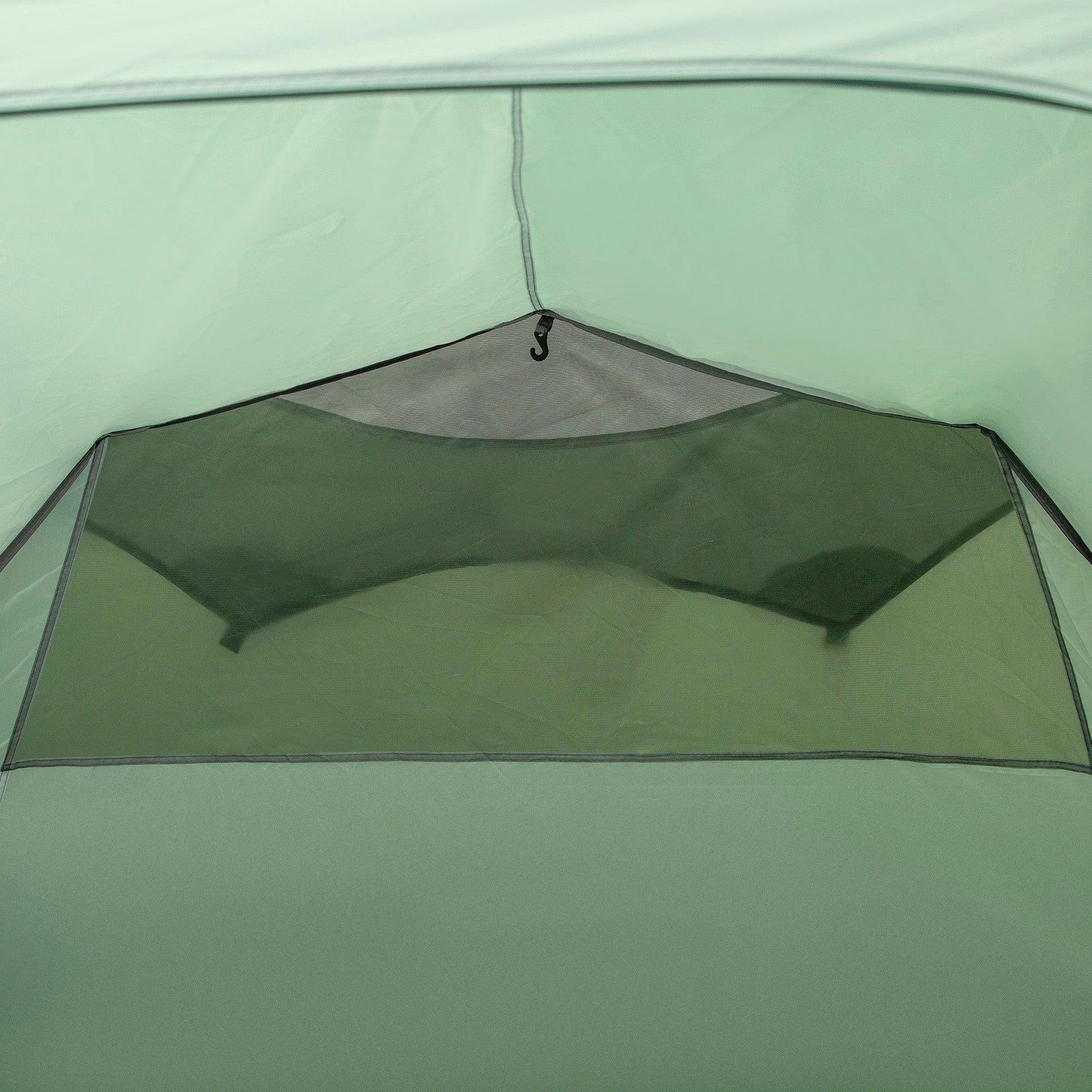 Outsunny Tunnel Tent, 2-3 Person Camping Tent with Sewn-in Groundsheet, Air Vents, Rainfly, 2000mm Water Column, Green - ALL4U RETAILER LTD