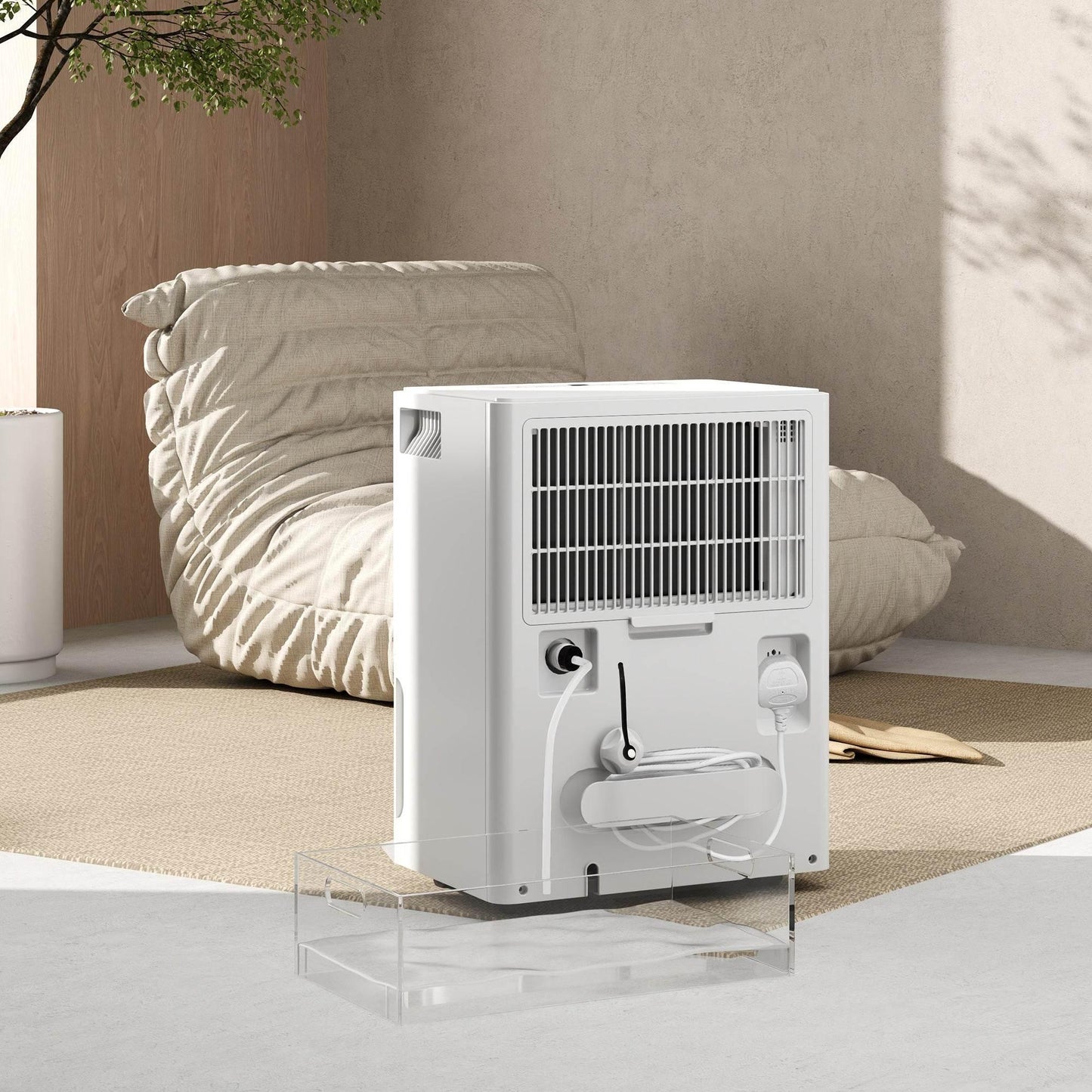 HOMCOM 30L Indoor Clothes Dryer and Dehumidifier - White - ALL4U RETAILER LTD