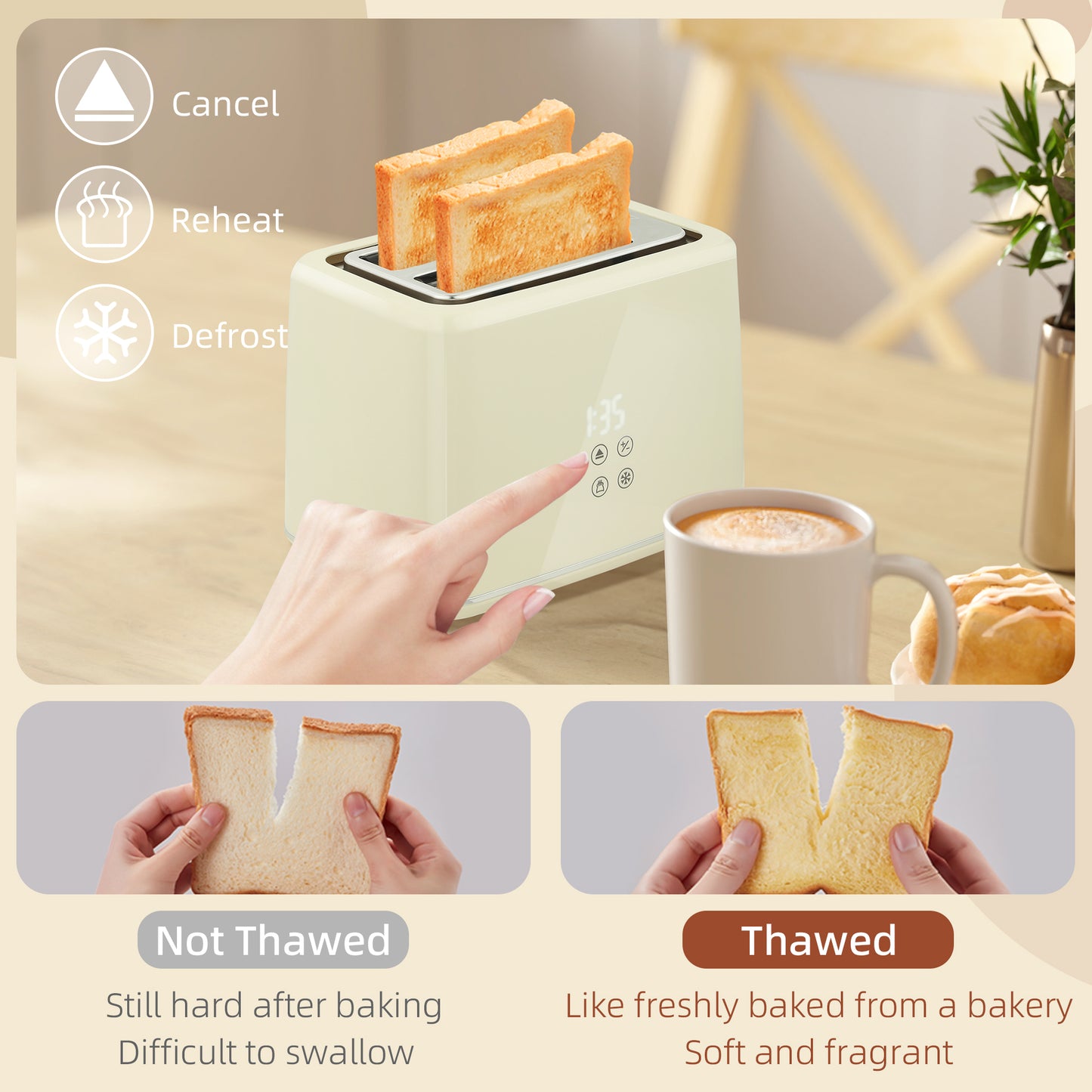 HOMCOM Kettle and Toaster Set 1.5L 3000W 2 Slice Toaster with Browning Levels Defrost Reheat Keep Warm