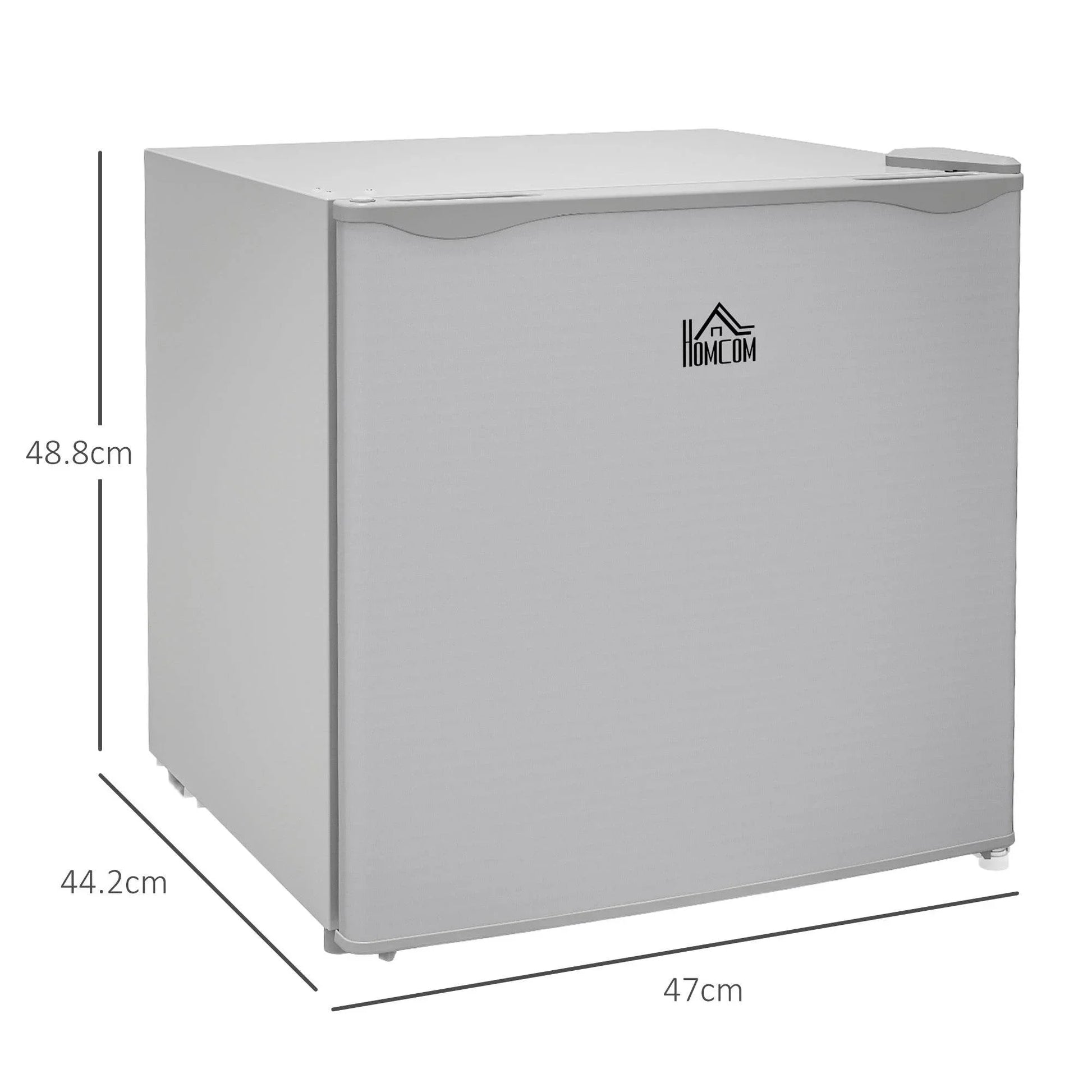HOMCOM Compact 35L Mini Freezer with Adjustable Temperature, Grey - ALL4U RETAILER LTD