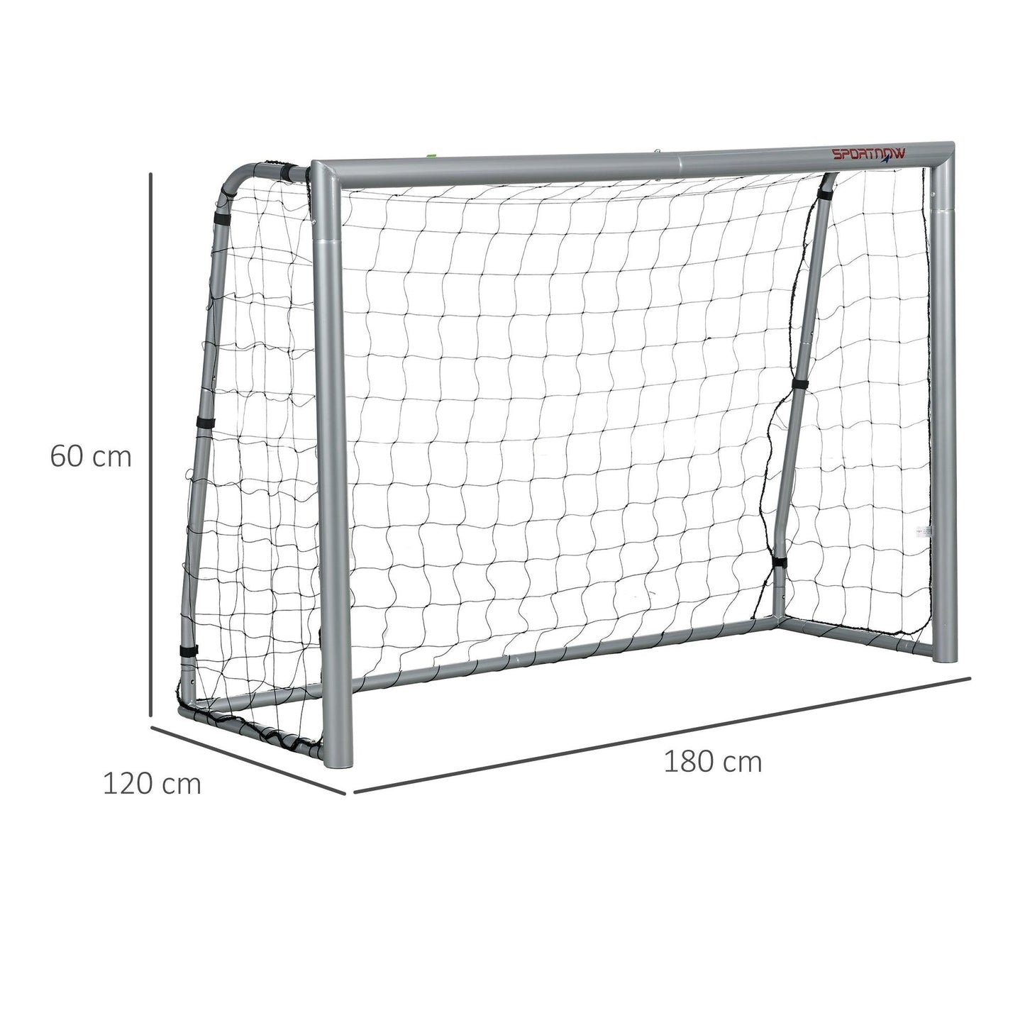 SPORTNOW 6ft x 2ft Football Goal, Football Net for Garden with Ground Stakes, Quick and Simple Set Up - ALL4U RETAILER LTD