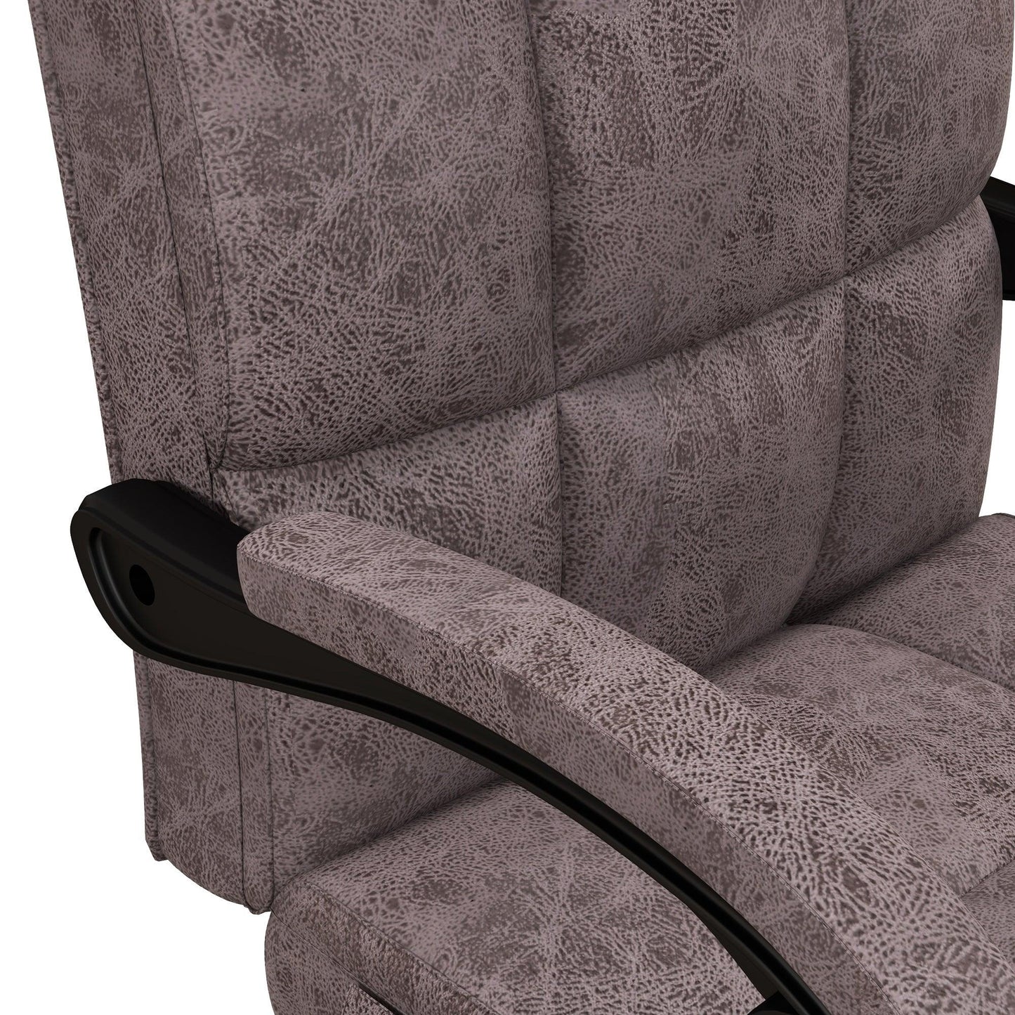 Vinsetto Executive Office Chair with Vibration Massage, Armrests, Charcoal Grey - ALL4U RETAILER LTD