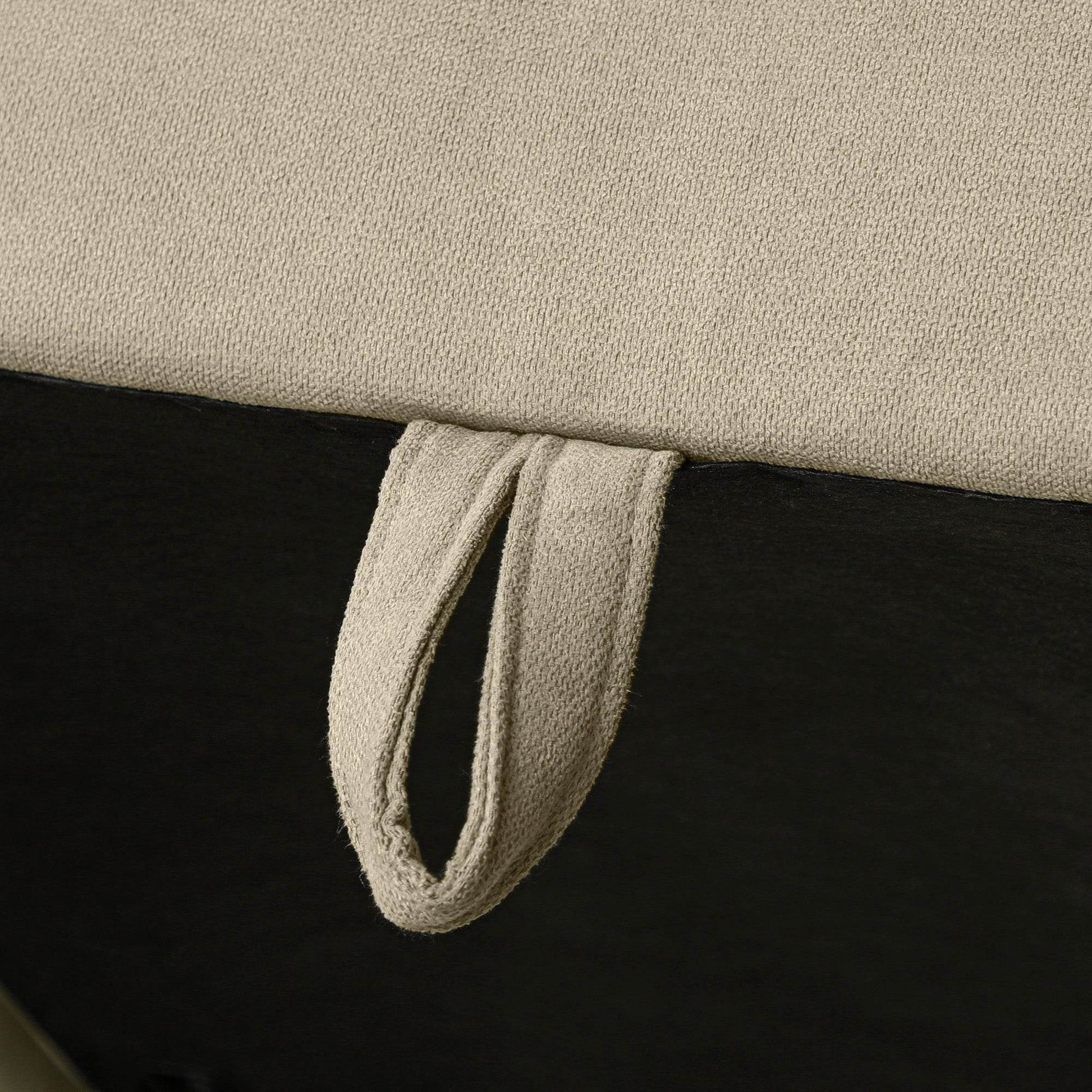 HOMCOM Customisable Light Brown 'L' Shaped Storage Sofa Set - ALL4U RETAILER LTD