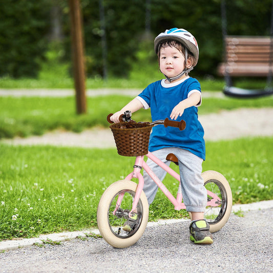 HOMCOM Kids Balance Bike for 3-6 Year Olds - Pink - ALL4U RETAILER LTD