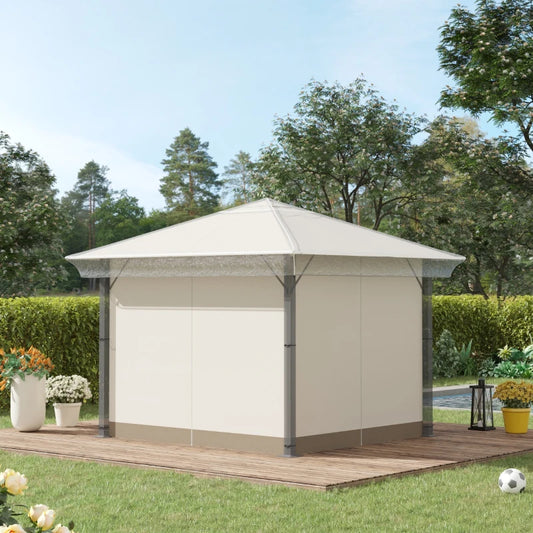 Outsunny 3 x 3 (m) Gazebo Protective Cover | Waterproof Cover for Gazebo, Canopy, and Tent