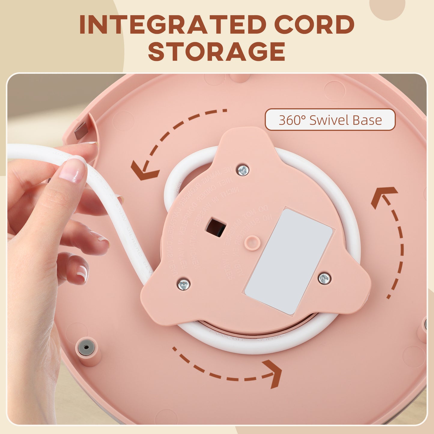 HOMCOM 3kW Rapid Boil Honeycomb Electric Kettle Light Pink With Boil Dry Protection For Quick Tea Coffee