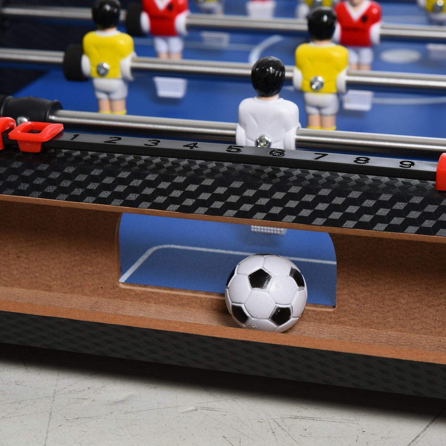 HOMCOM Compact 2ft Foosball Table for Family Fun and Game Room Entertainment - ALL4U RETAILER LTD