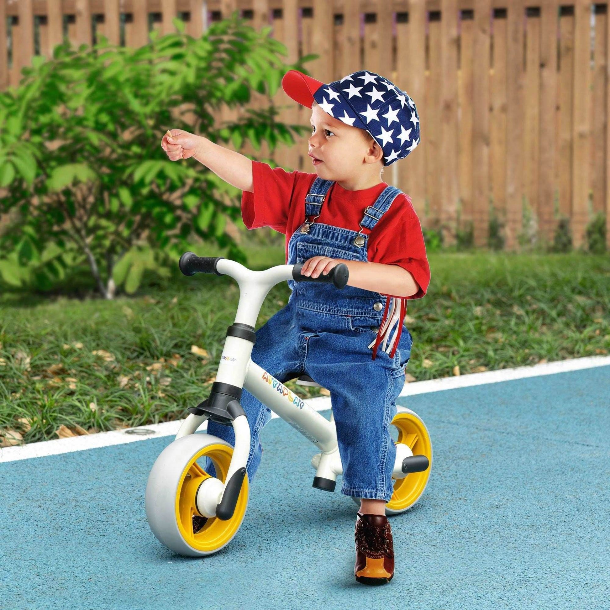 AIYAPLAY 8 Balance Bike - Lightweight and Adjustable with EVA Wheels - ALL4U RETAILER LTD
