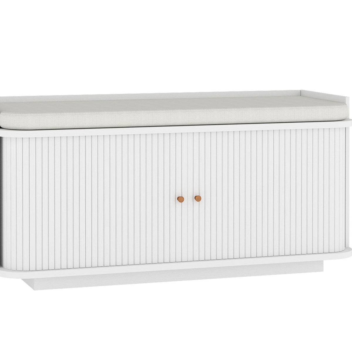 HOMCOM Hallway Storage Bench With Shoe Cabinet, Coat Rack And 5 Hooks White