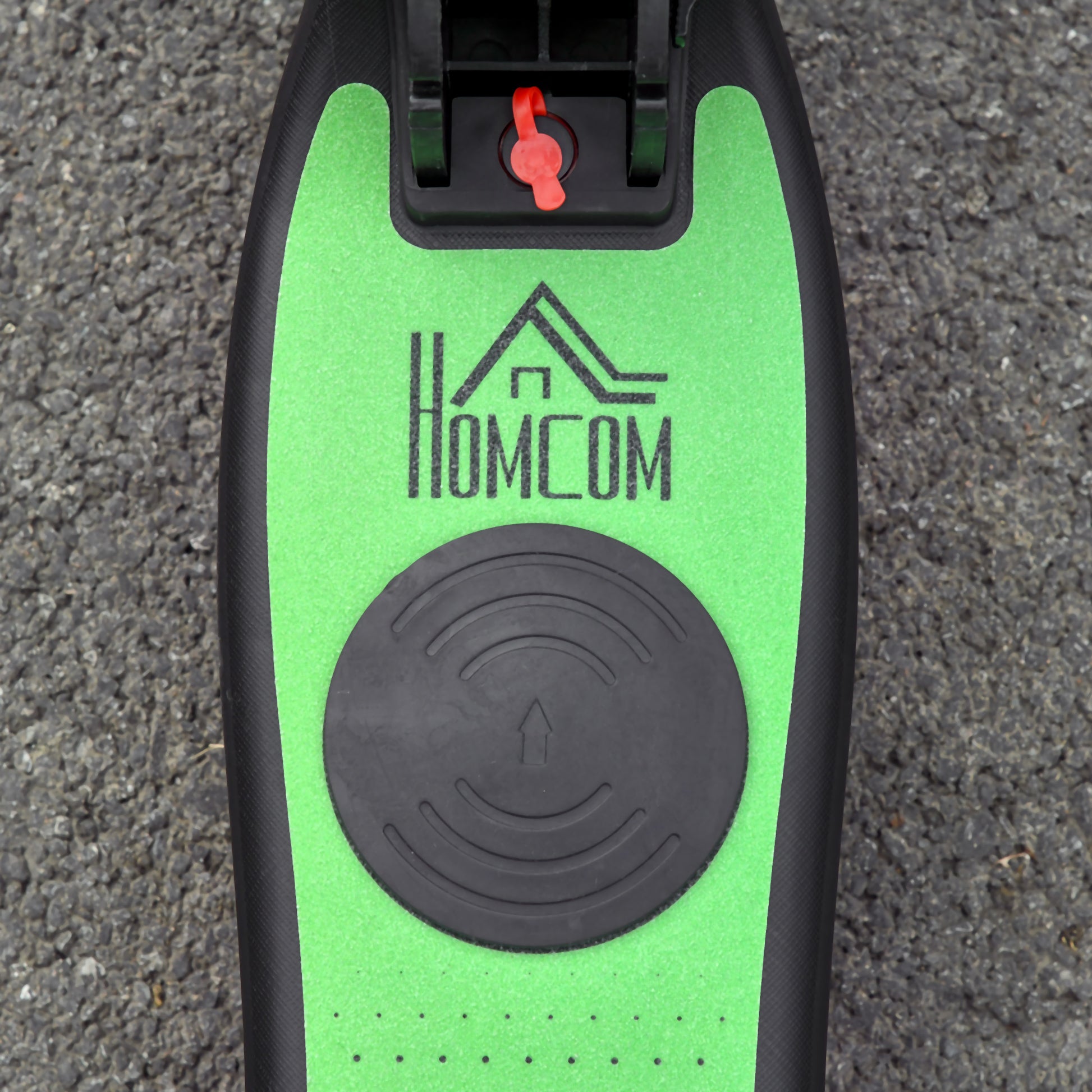 HOMCOM Compact Folding Electric Scooter for Kids and Adults, 120W Motor, 8km/h Speed, Safe Rear Wheel Brake, Green | Aosom UK - ALL4U RETAILER LTD