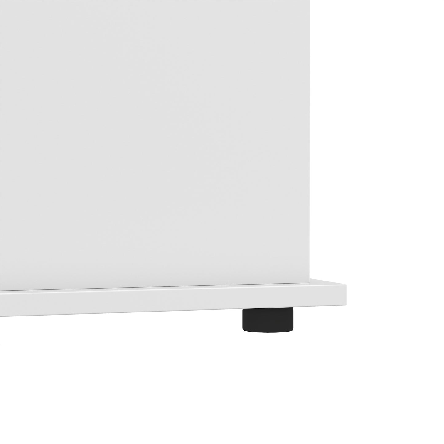 HOMCOM 102L Storage Chest Bench White Wooden Shoe Box With Safety Lid