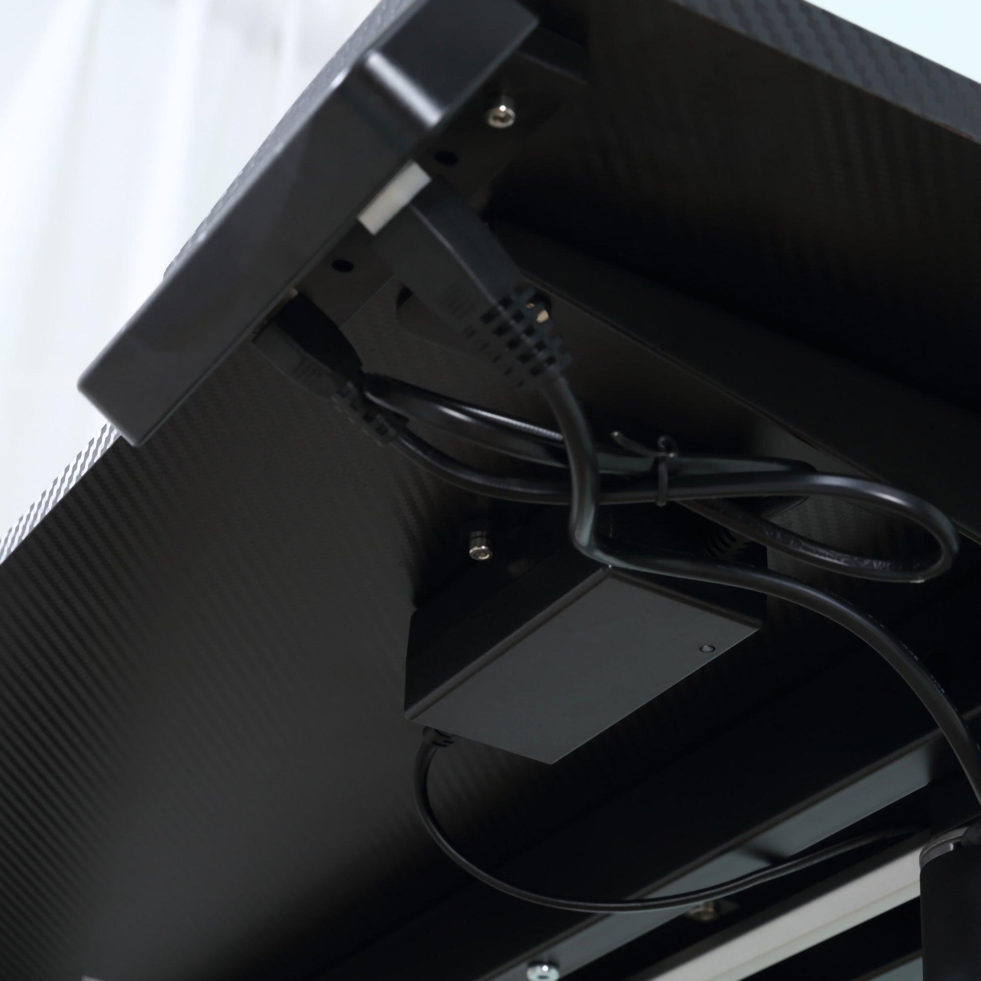 Vinsetto Electric Height Adjustable Standing Desk - 120x60 cm - Black - ALL4U RETAILER LTD