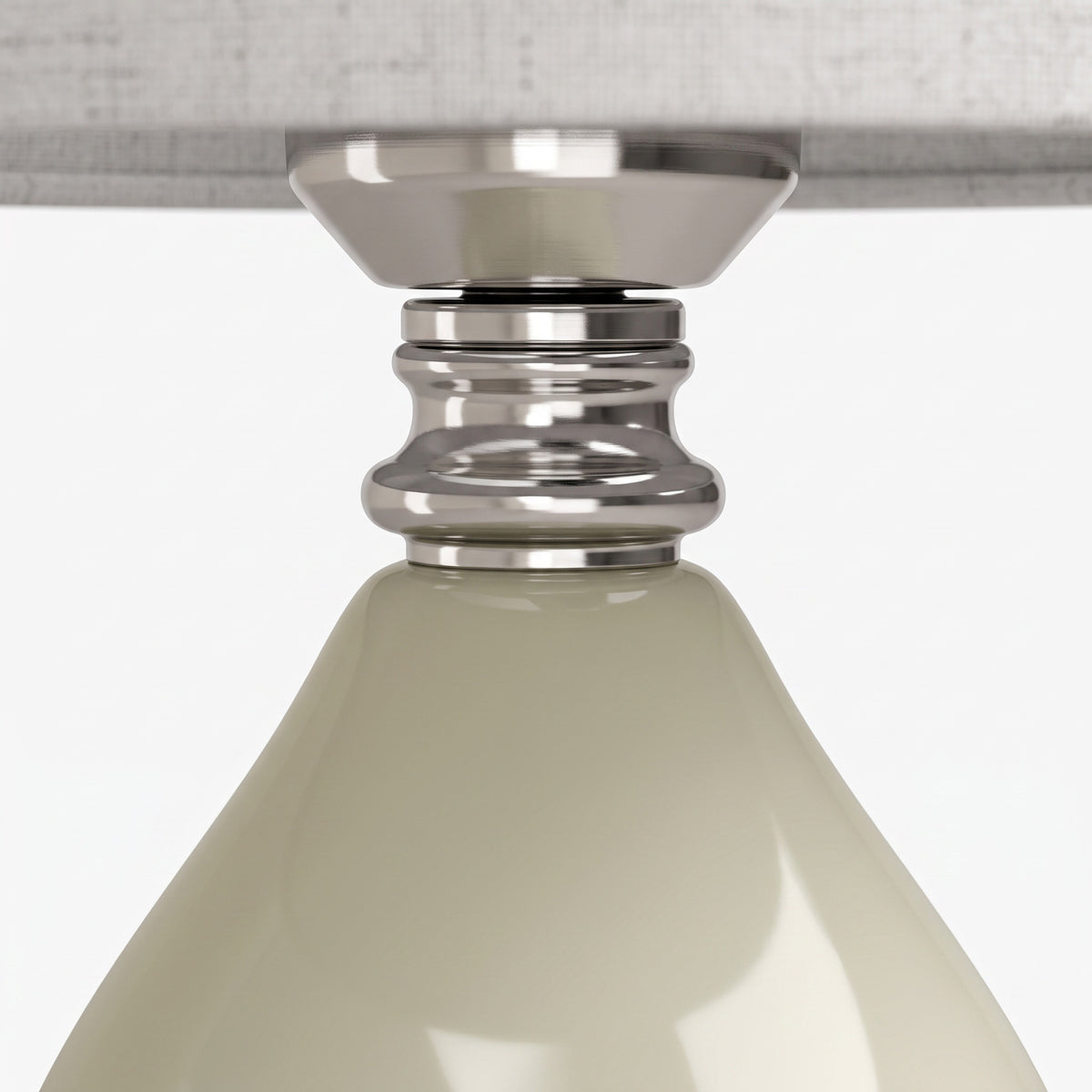HOMCOM Vintage Eastern Ceramic Bedside Table Lamp With Cream Linen Shade