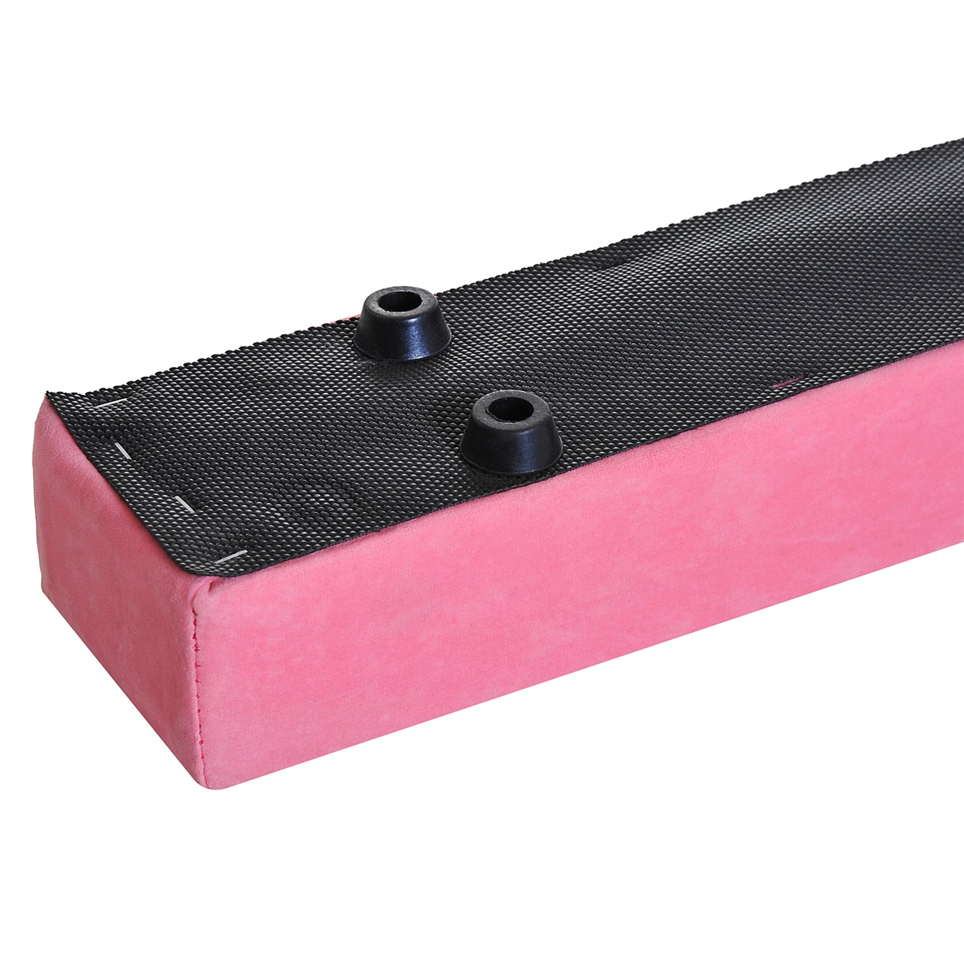 HOMCOM 2.1m Pink Foam Balance Beam for Gymnastics Training - ALL4U RETAILER LTD