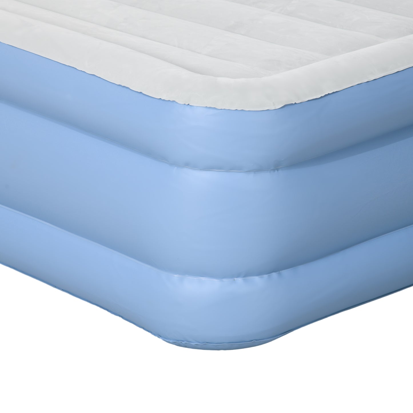 Outsunny Premium Single Inflatable Air Mattress with Built-In Quick-Fill Electric Pump - ALL4U RETAILER LTD