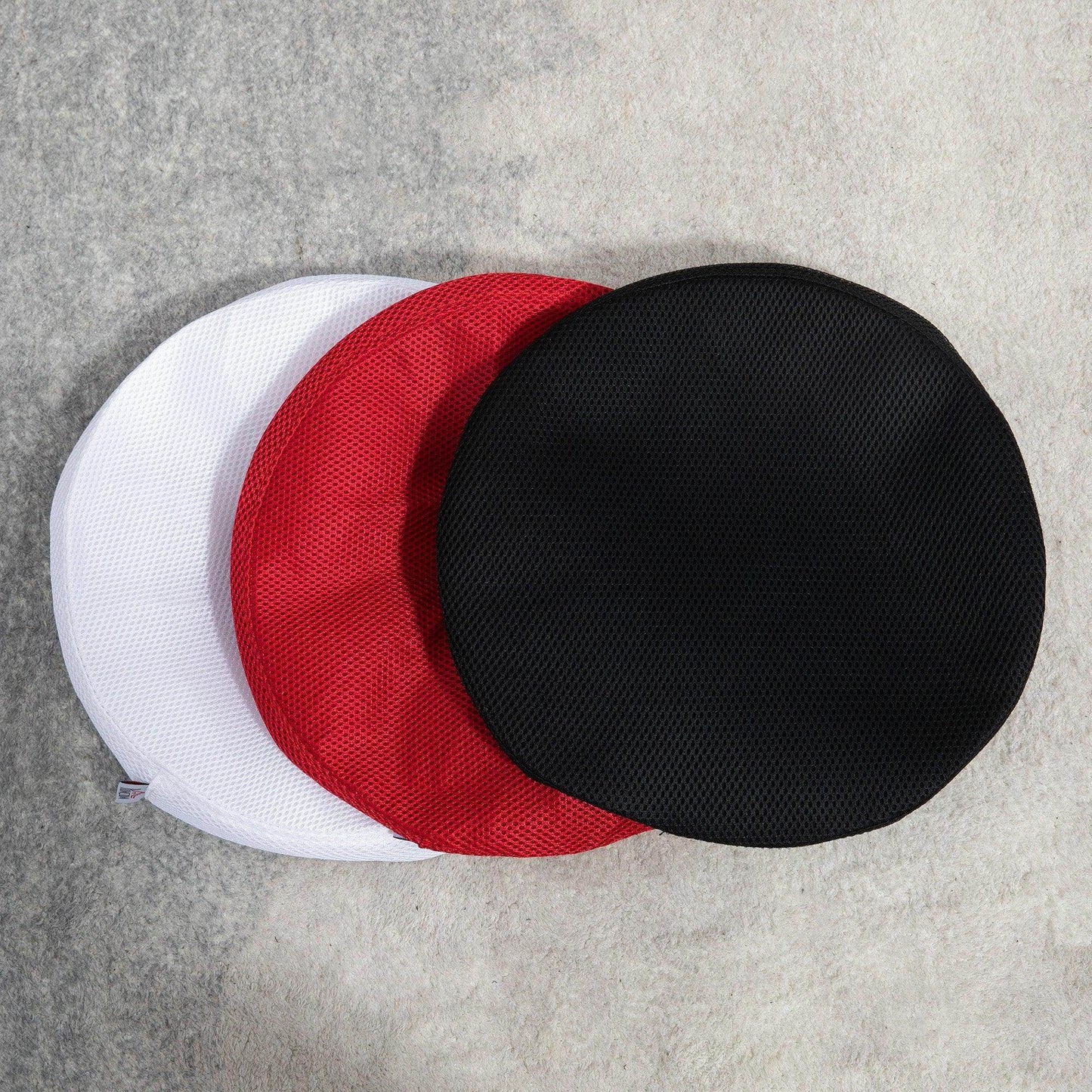 HOMCOM Hydraulic Salon Stool, Adjustable, Swivel & 3 Seat Covers - ALL4U RETAILER LTD