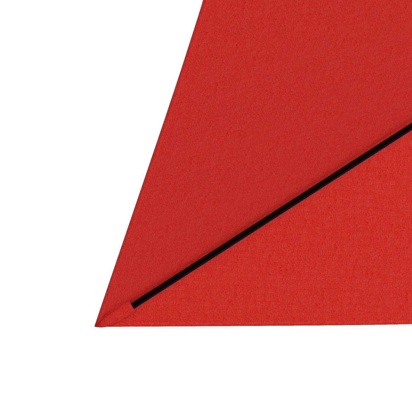 Outsunny 2x3 m Rectangular Parasol Umbrella Tilt Red Outdoor Patio Shade for Sun Protection