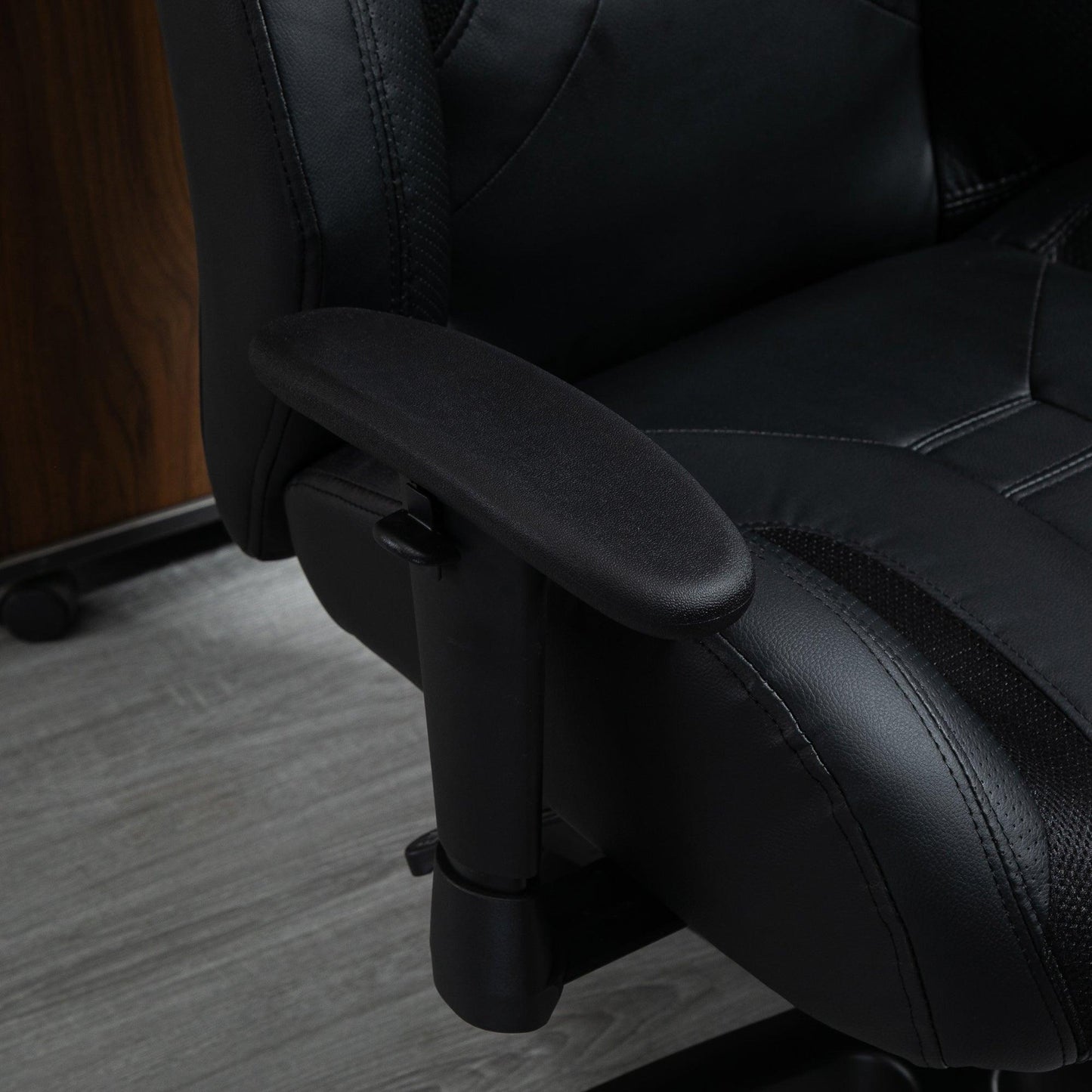 Vinsetto High Back Office Chair - Adjustable, Black - ALL4U RETAILER LTD