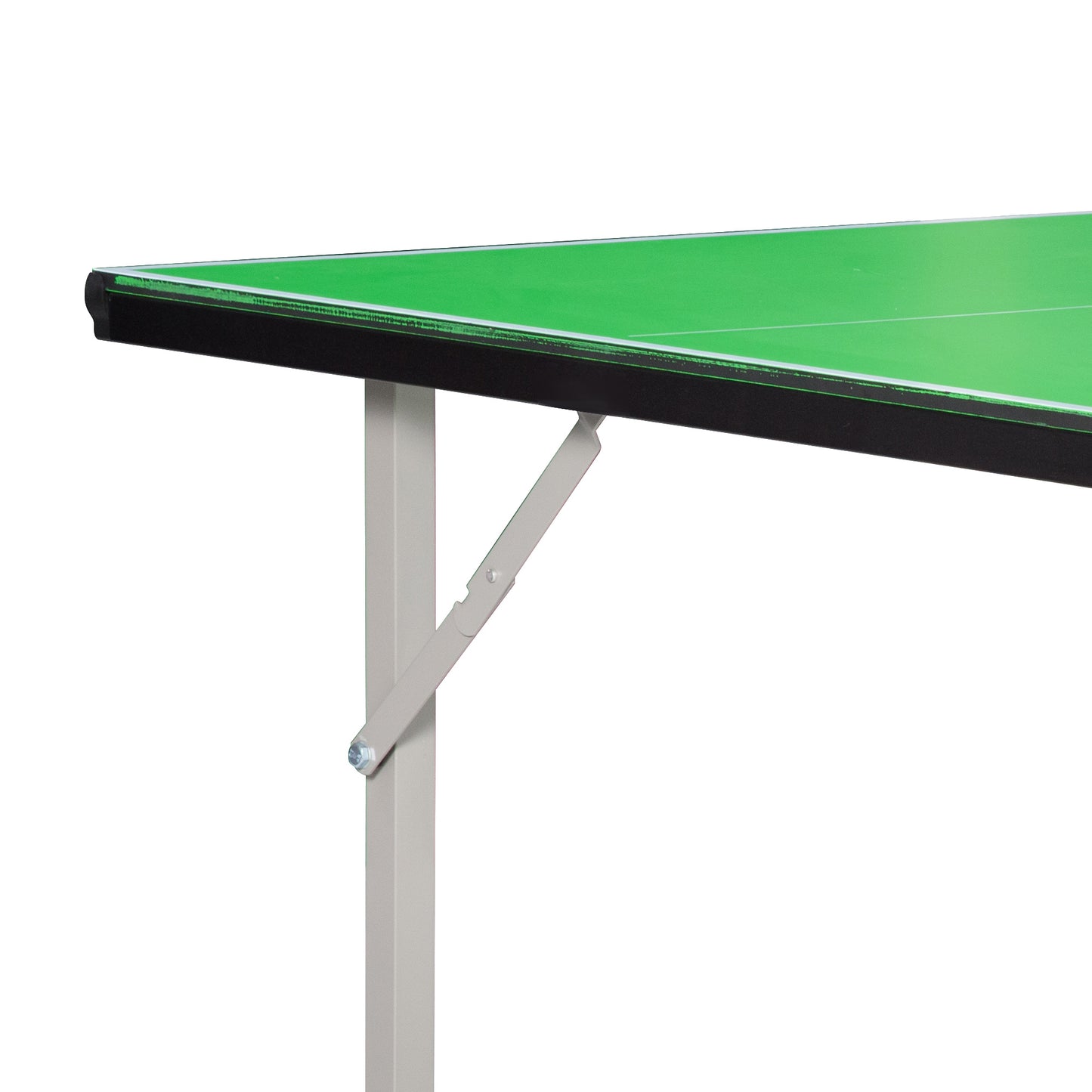 HOMCOM Compact Folding Mini Tennis Table for Indoor and Outdoor Use - Green - ALL4U RETAILER LTD