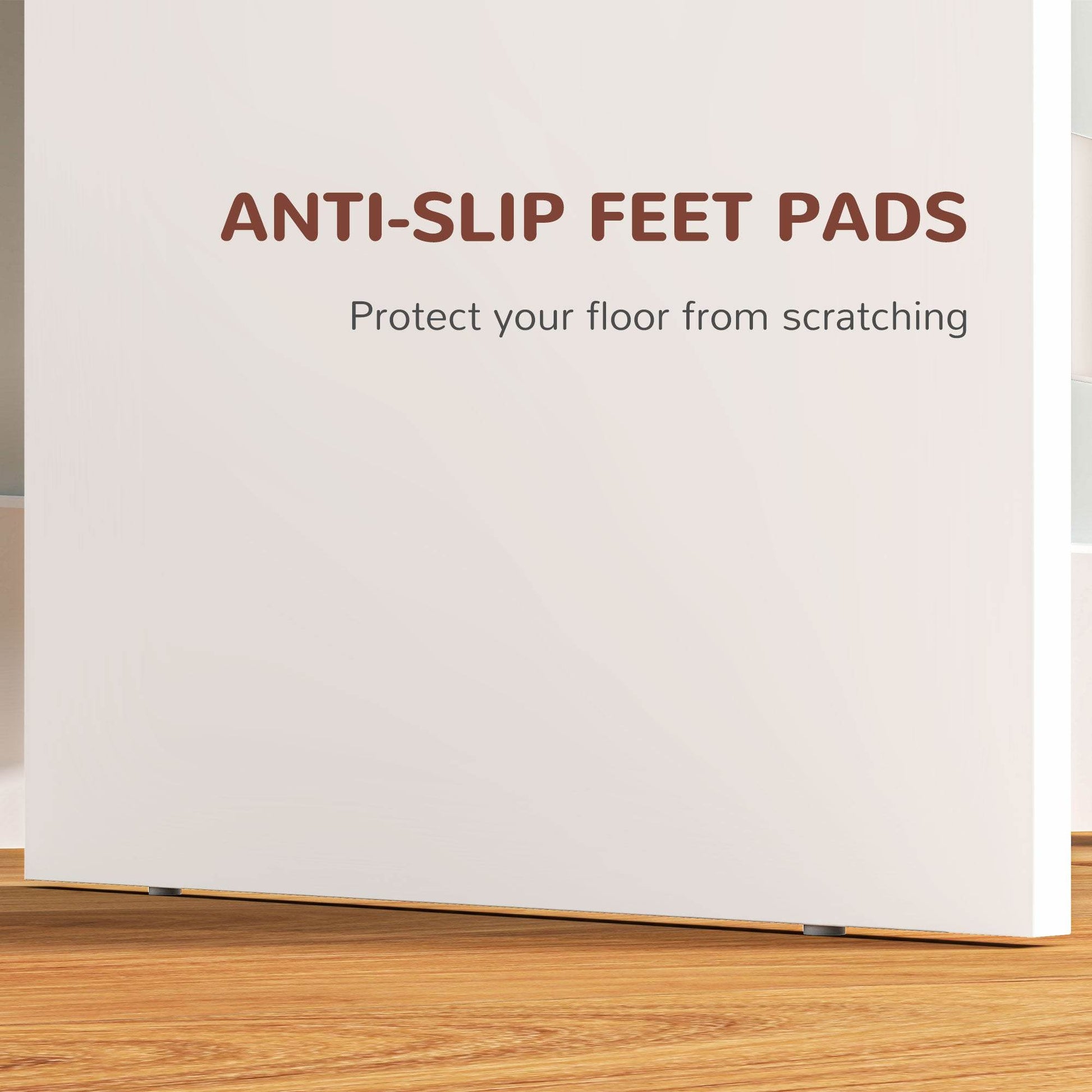 LED-Illuminated Vanity Table with Mirror and Storage, Modern Makeup Dresser for Women and Girls, White - ALL4U RETAILER LTD