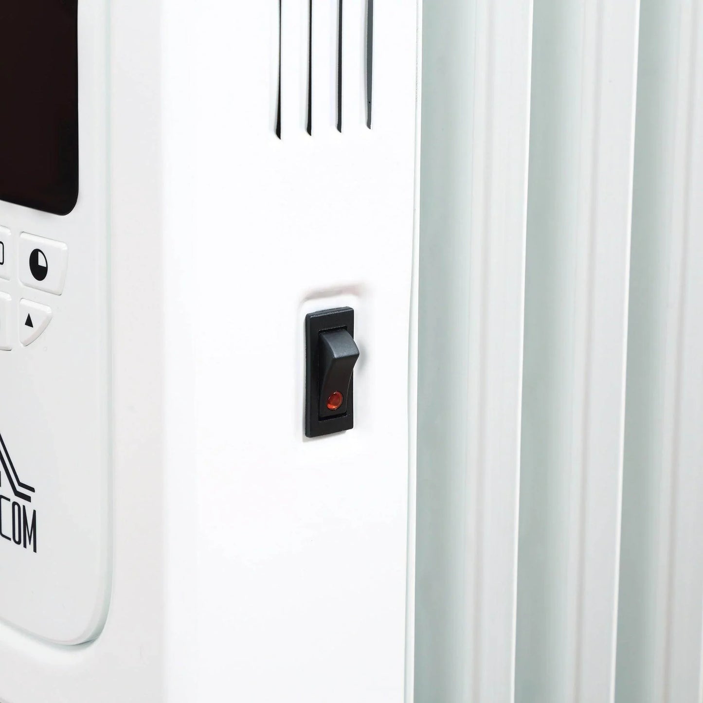 HOMCOM 1630W Portable Electric Heater with Remote Control - ALL4U RETAILER LTD