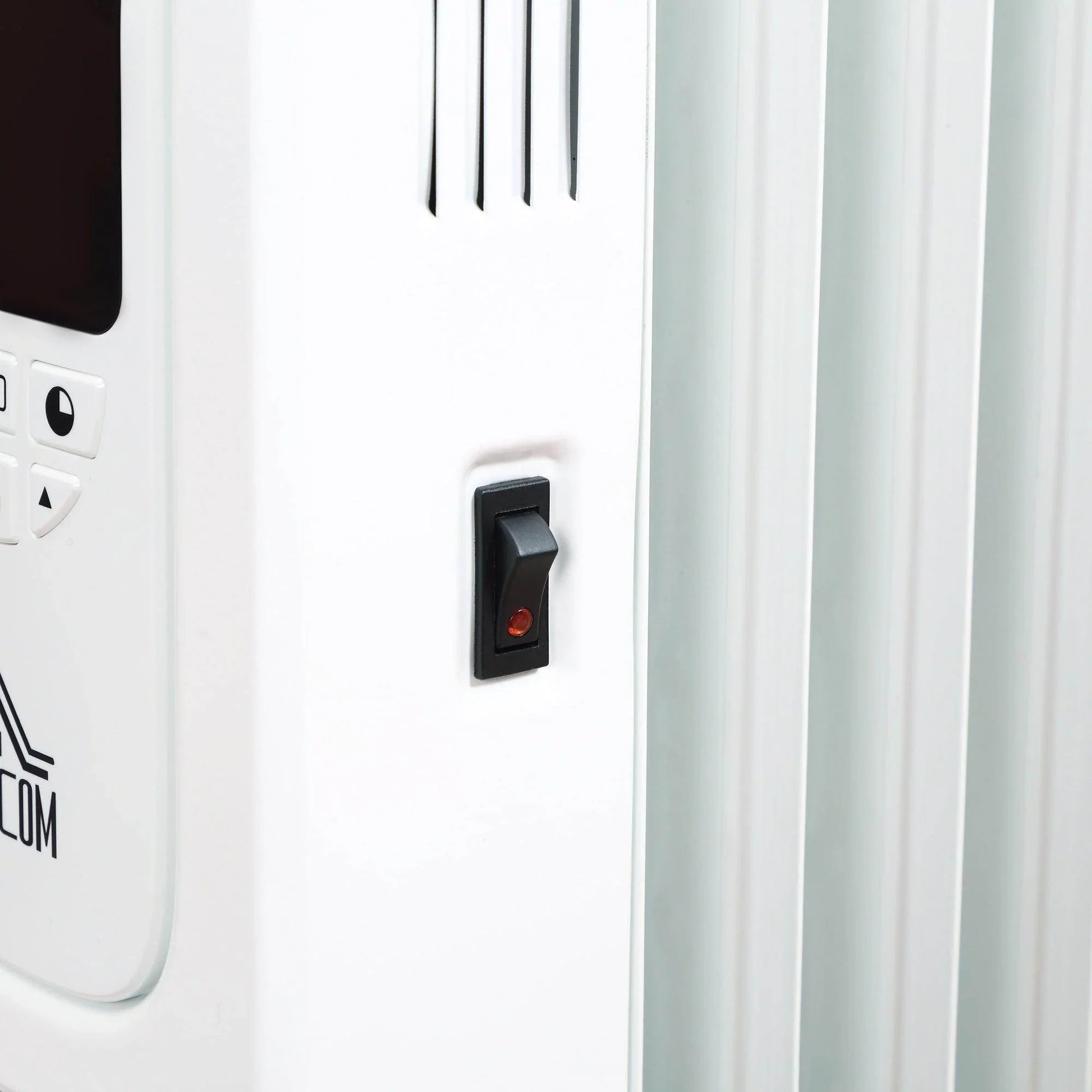 HOMCOM 1630W Portable Electric Heater with Remote Control - ALL4U RETAILER LTD