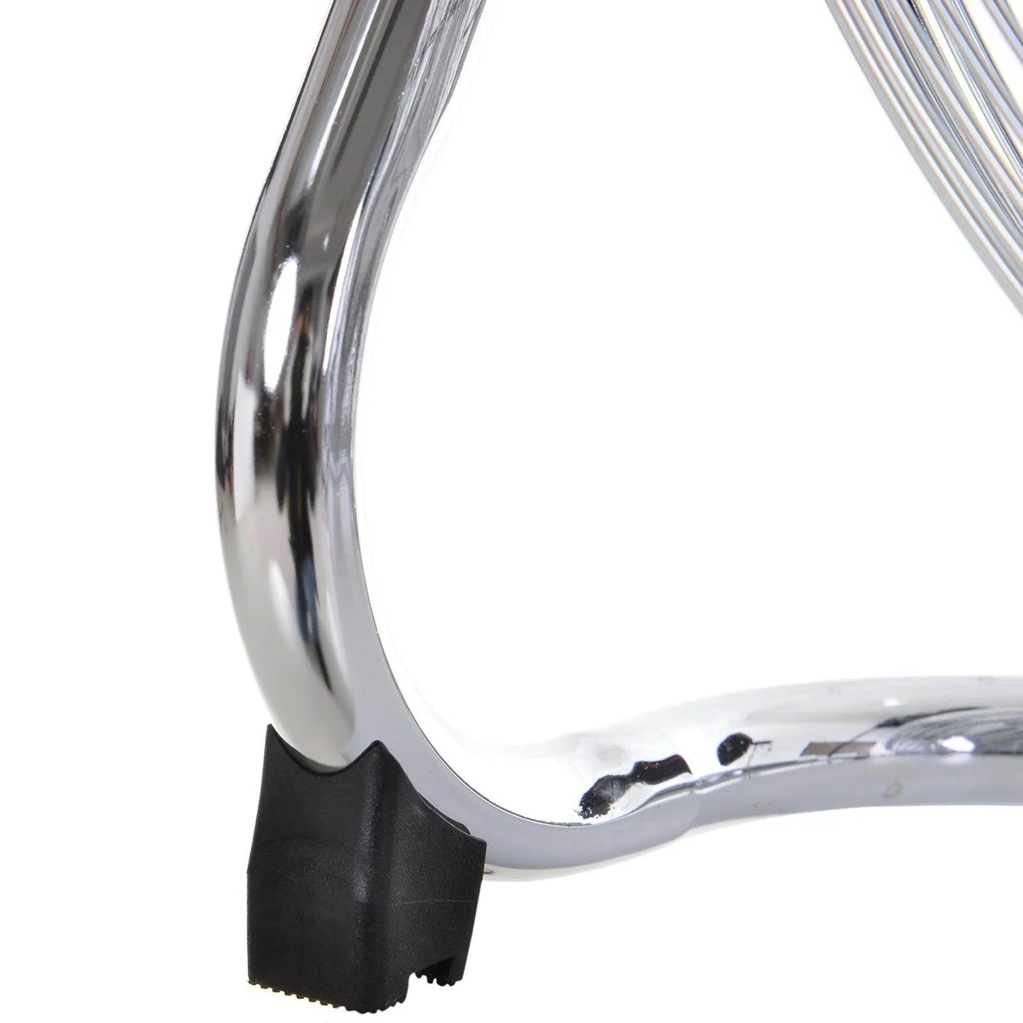 HOMCOM 20 Chrome Silver Adjustable Floor Fan - ALL4U RETAILER LTD