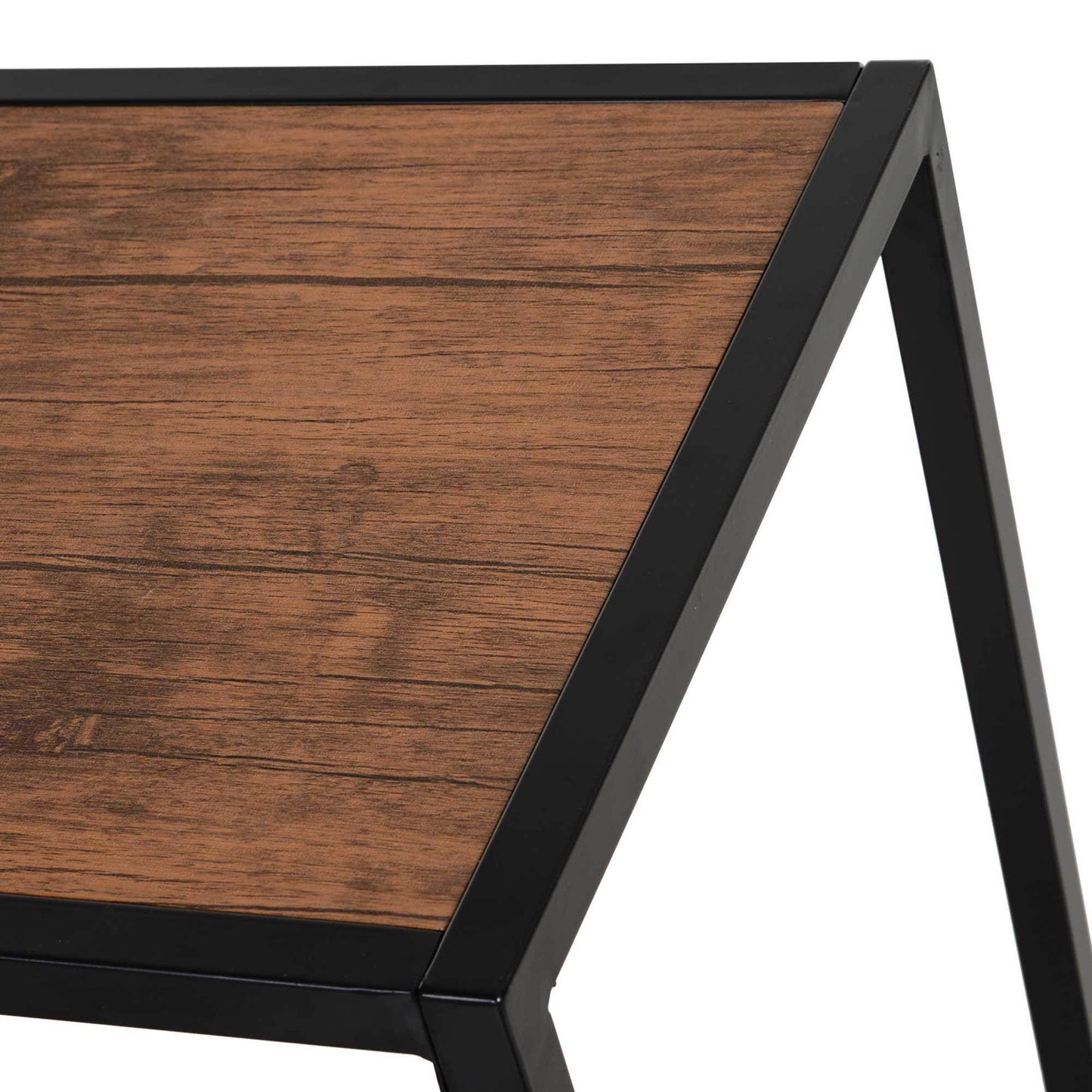 HOMCOM 3-Piece Industrial Table Set - ALL4U RETAILER LTD