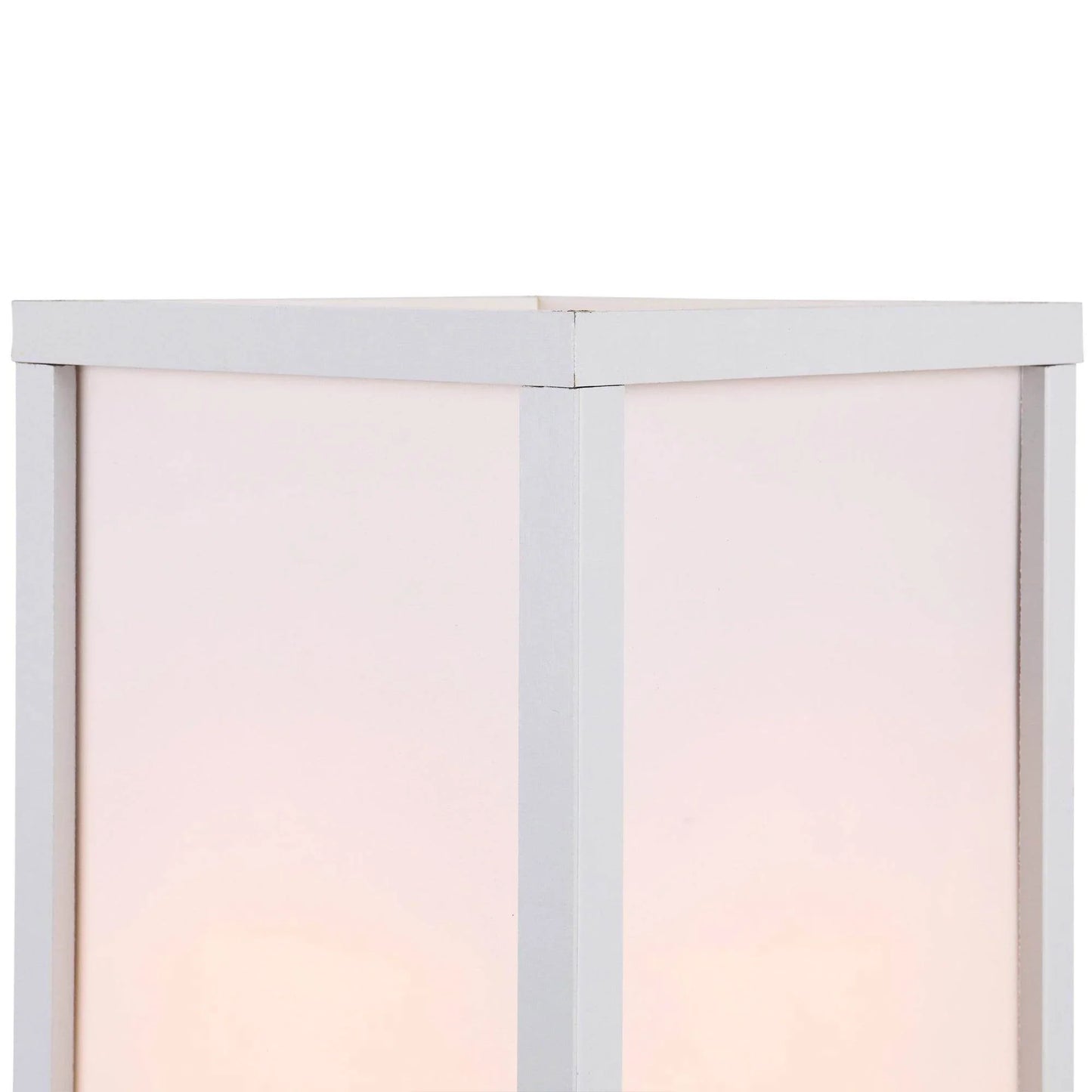 HOMCOM 4-Tier White Floor Lamp - ALL4U RETAILER LTD