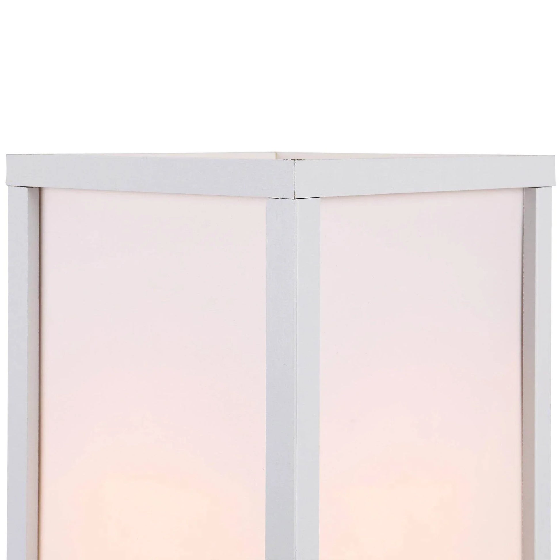 HOMCOM 4-Tier White Floor Lamp - ALL4U RETAILER LTD