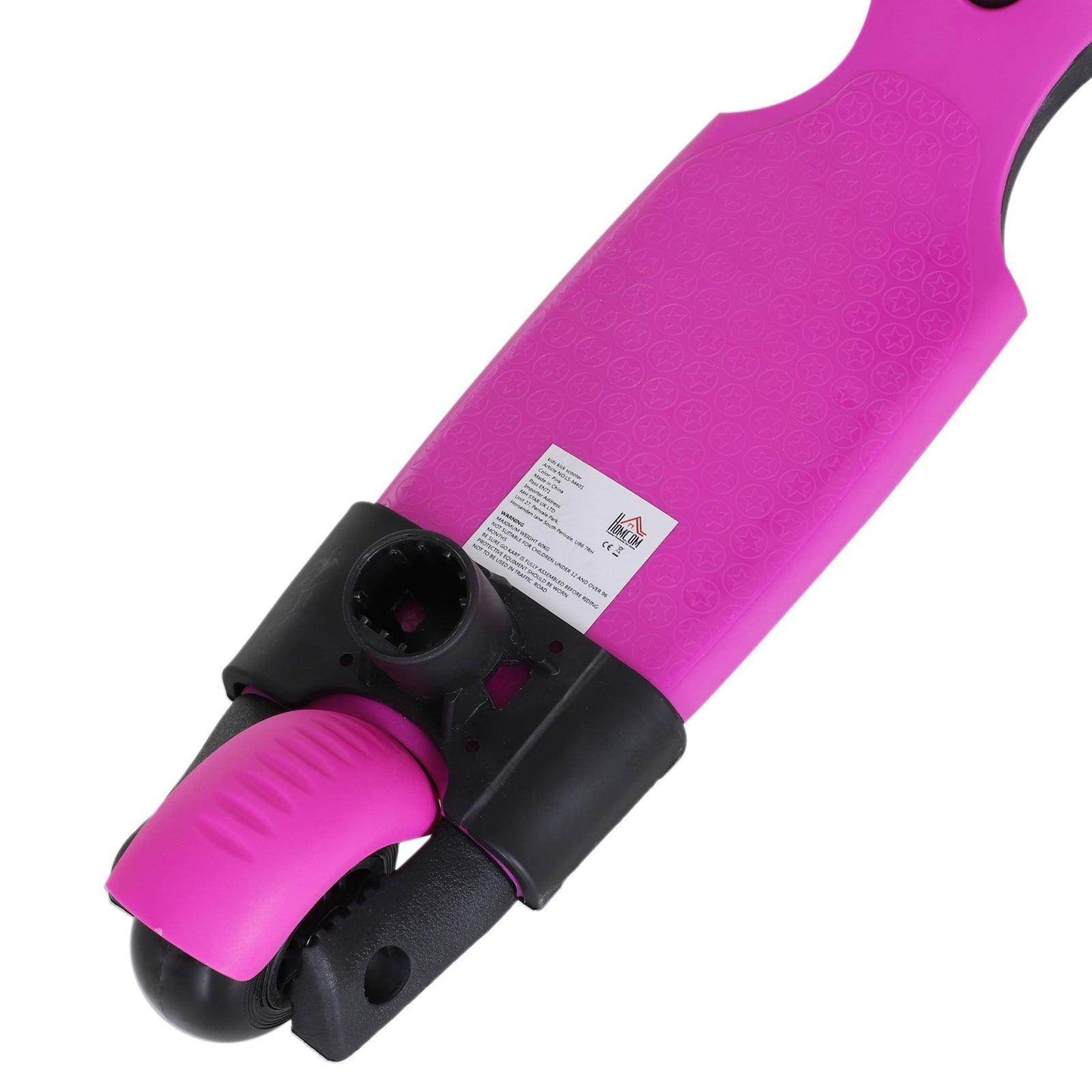 HOMCOM 5-in-1 Kids Mini Kick Scooter - Pink - ALL4U RETAILER LTD