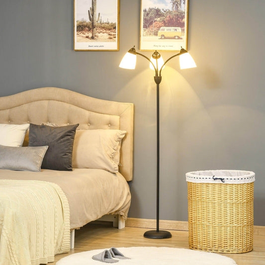HOMCOM Adjustable Arc Tree Floor Lamp - ALL4U RETAILER LTD