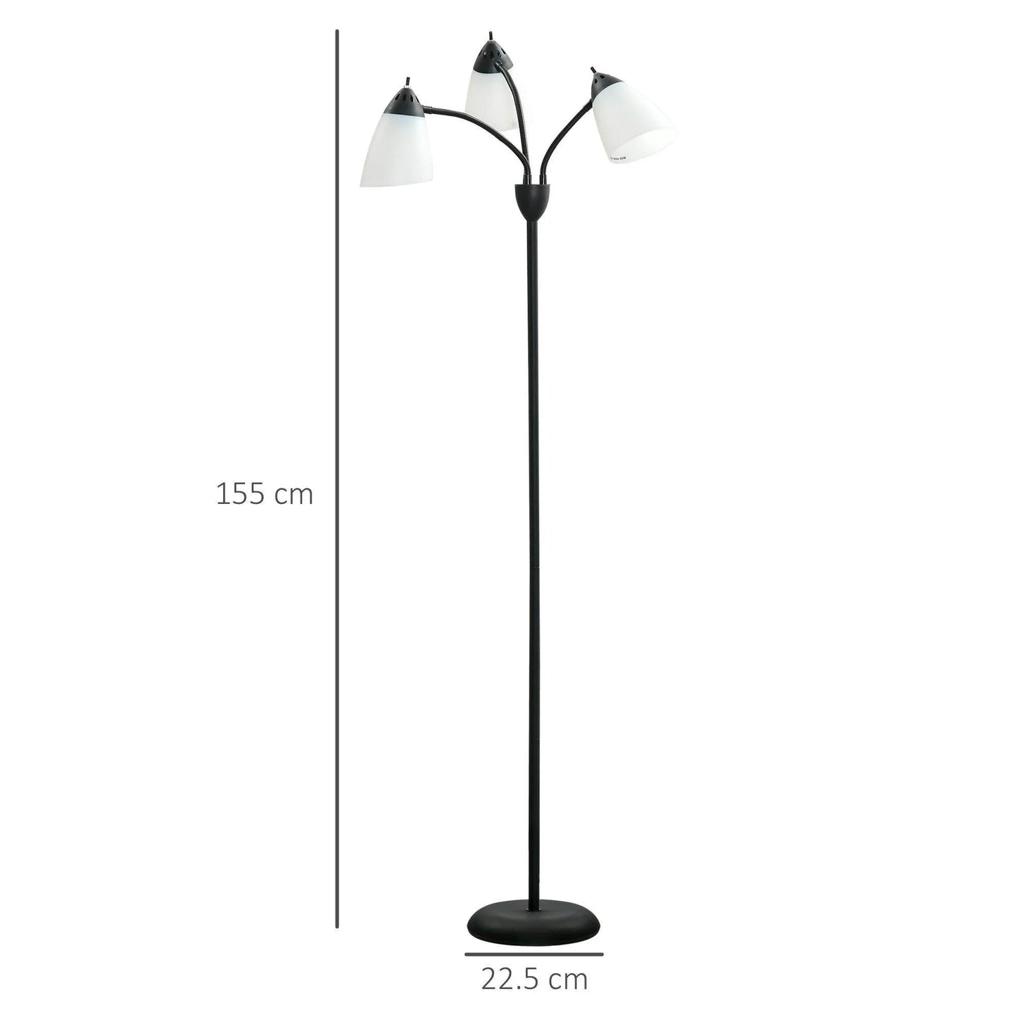 HOMCOM Adjustable Arc Tree Floor Lamp - ALL4U RETAILER LTD