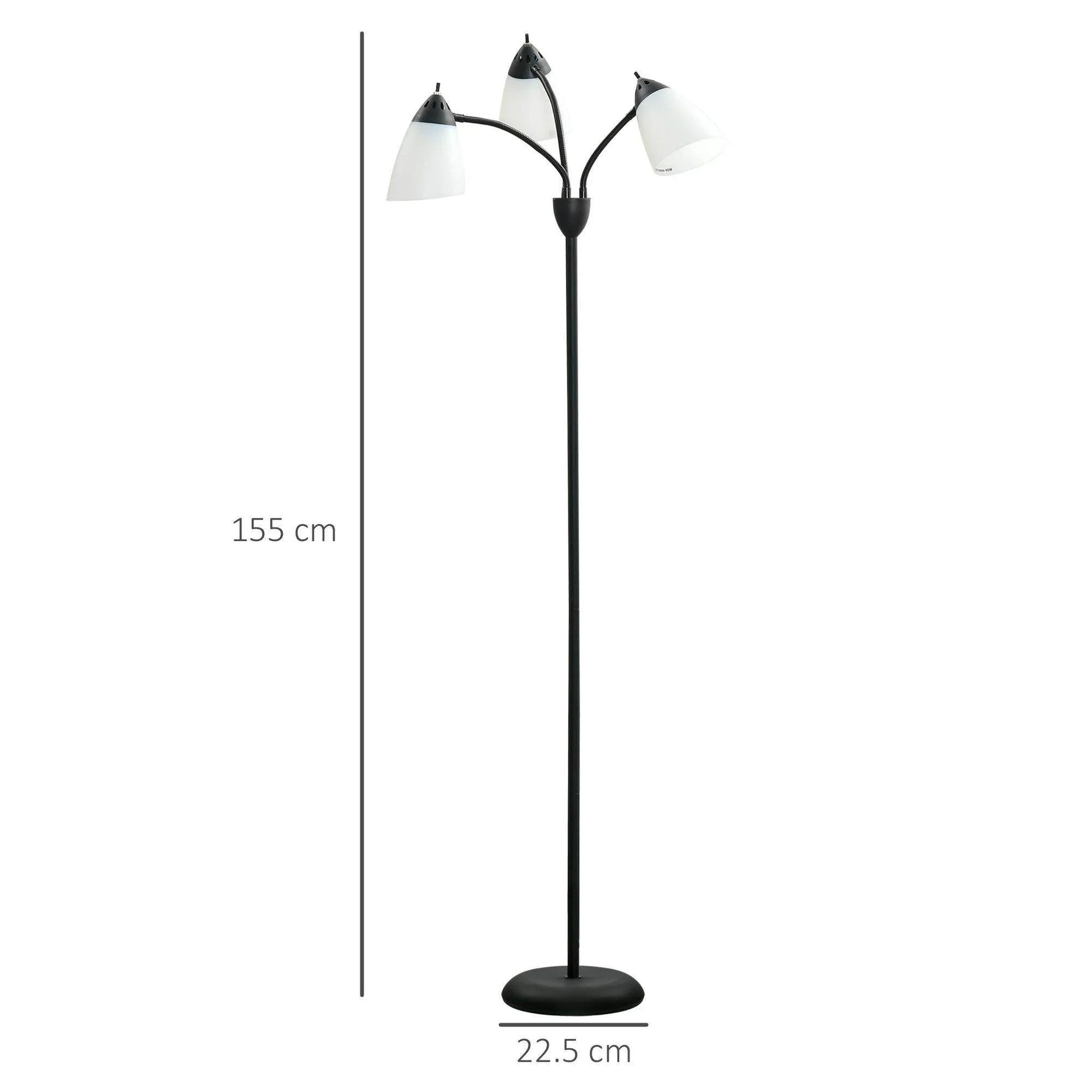 HOMCOM Adjustable Arc Tree Floor Lamp - ALL4U RETAILER LTD