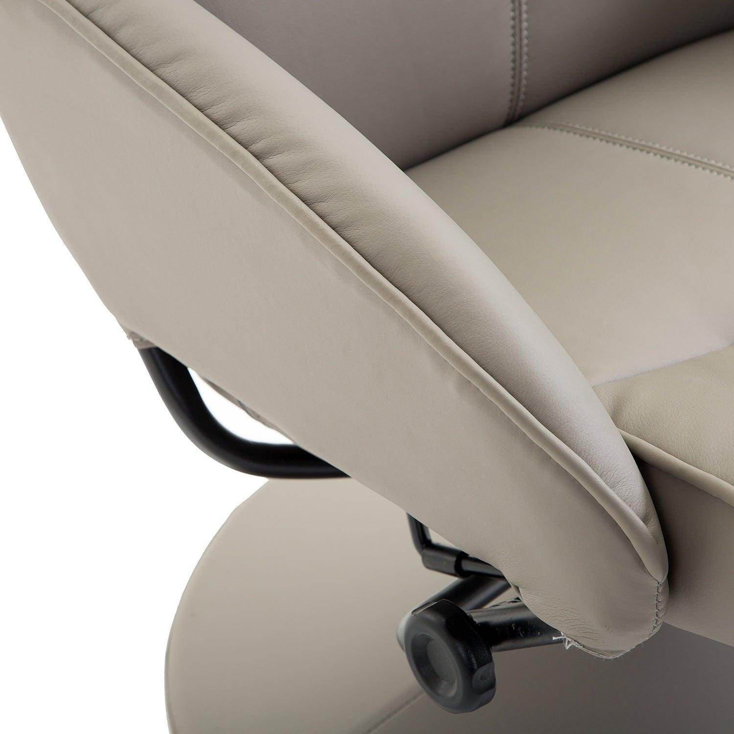 HOMCOM Adjustable Recliner Chair with Footrest - ALL4U RETAILER LTD