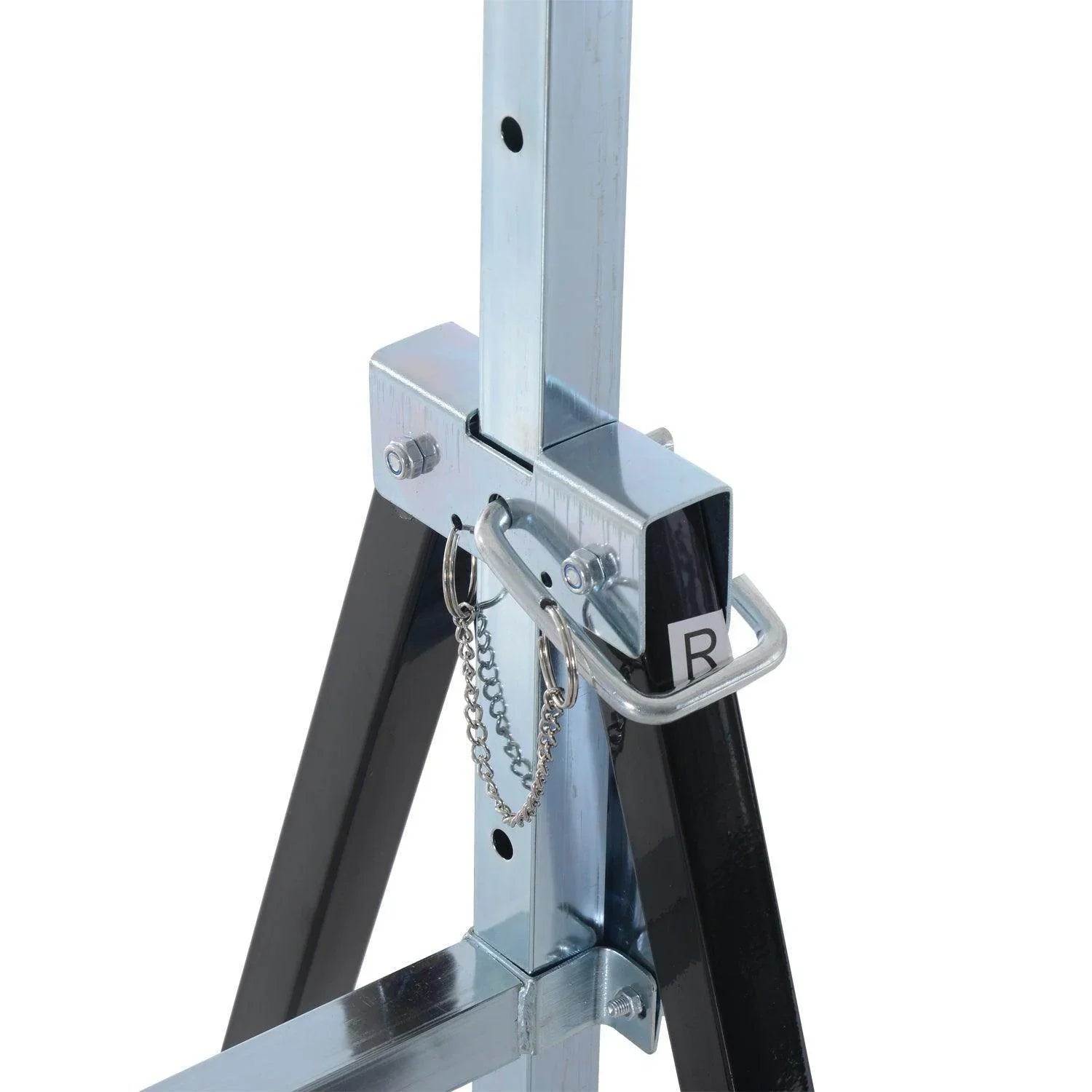 HOMCOM Adjustable Steel Work Bench Trestles - 2 Pack - ALL4U RETAILER LTD