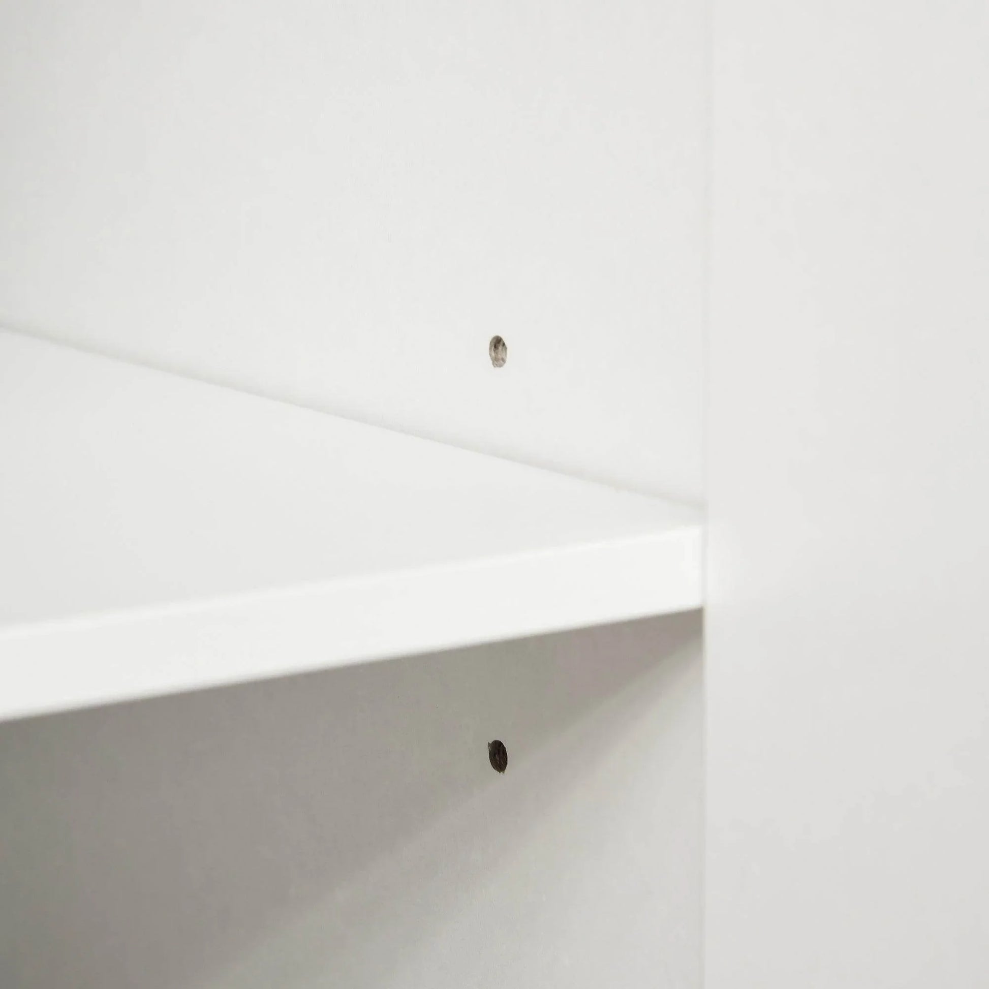 HOMCOM Bedroom Storage Cabinet - White - ALL4U RETAILER LTD