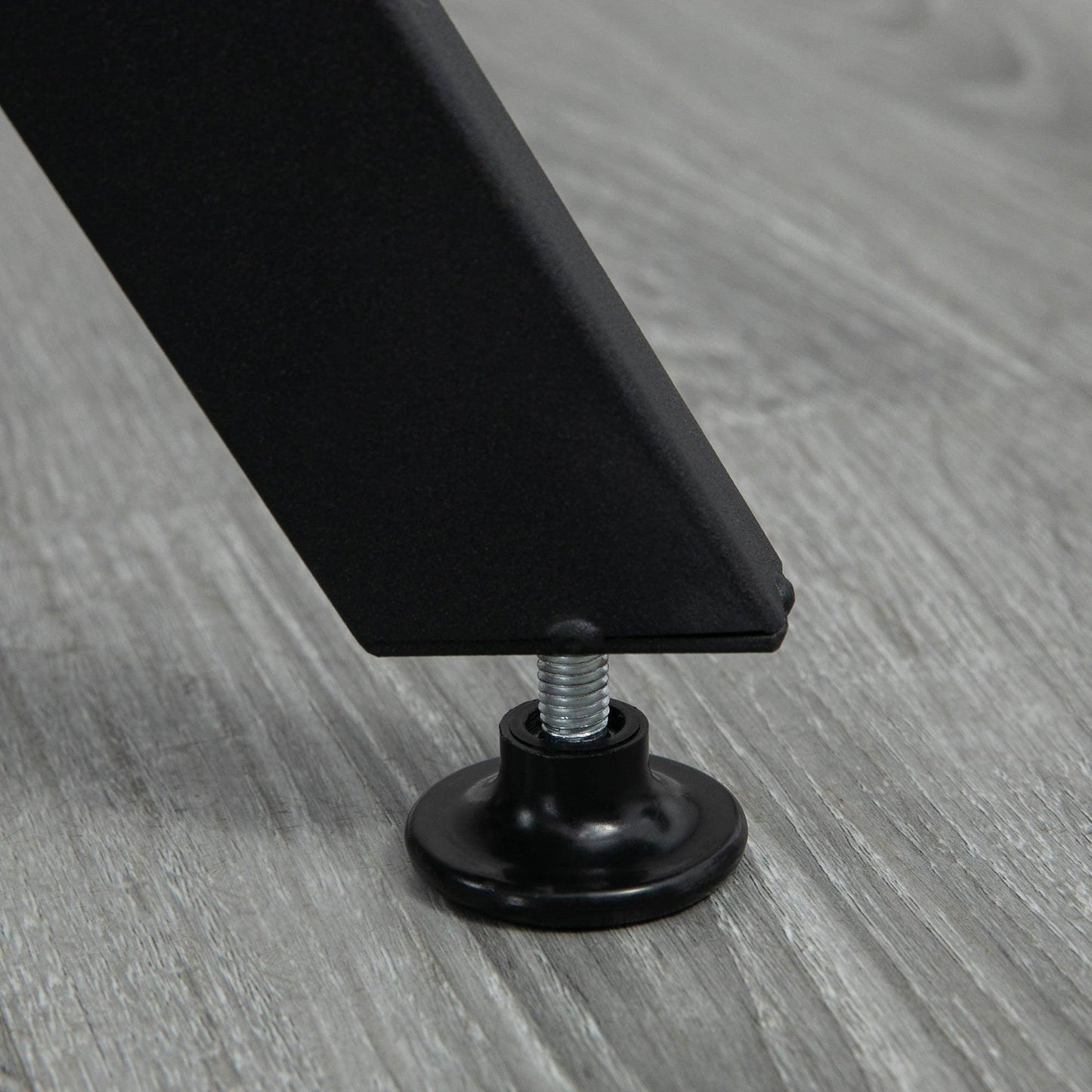 HOMCOM Brown Dining Table with Anti-slip Foot Pads - ALL4U RETAILER LTD