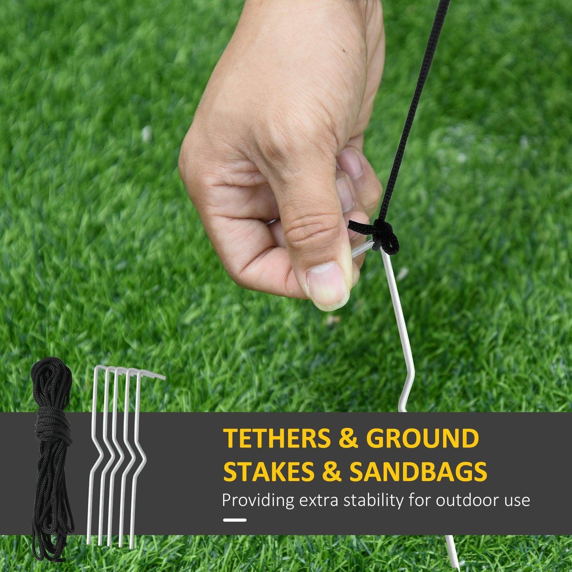 HOMCOM Christmas Santa Claus Air Blown Inflatable - 240cm - ALL4U RETAILER LTD