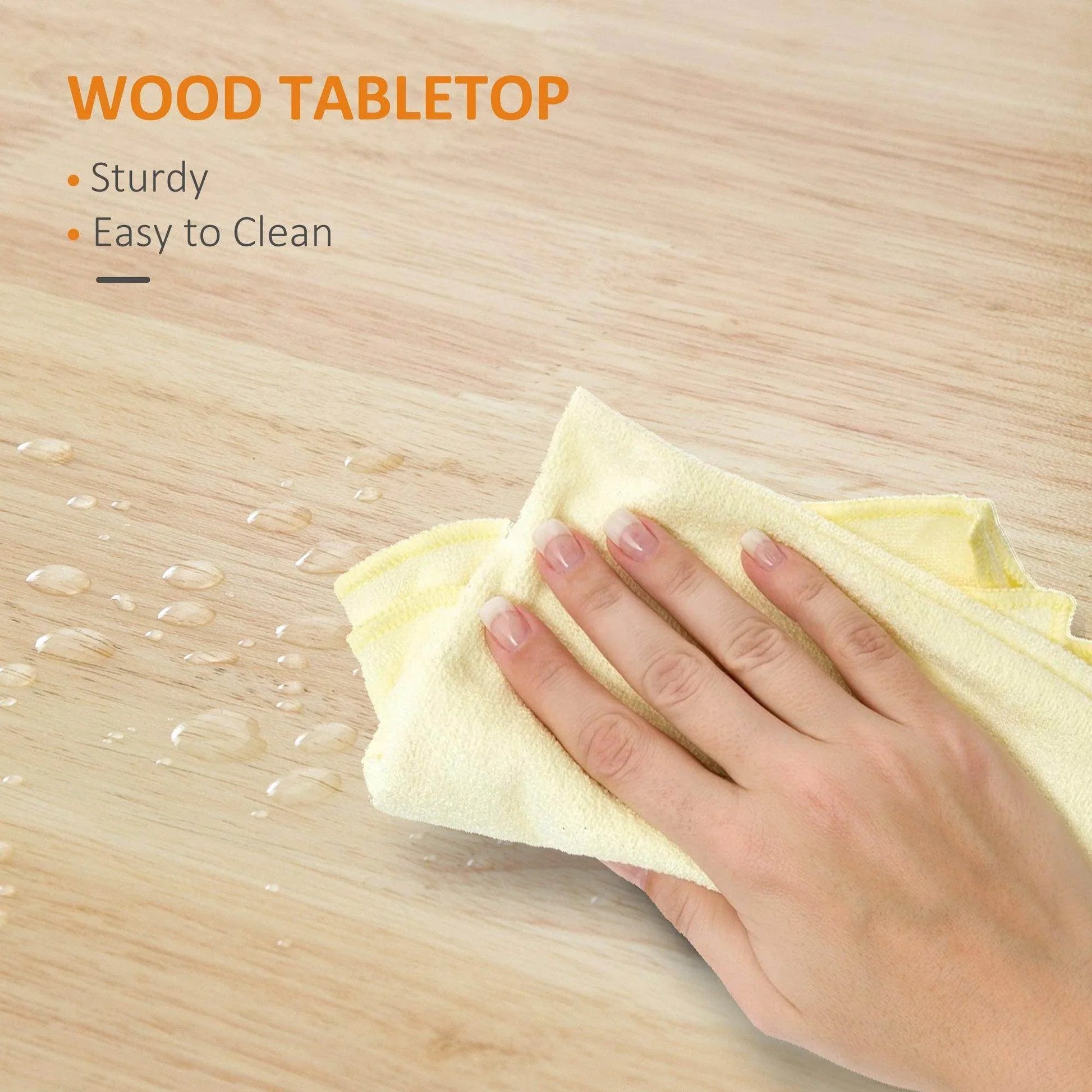 HOMCOM Compact Grey Kitchen Trolley with Storage - ALL4U RETAILER LTD