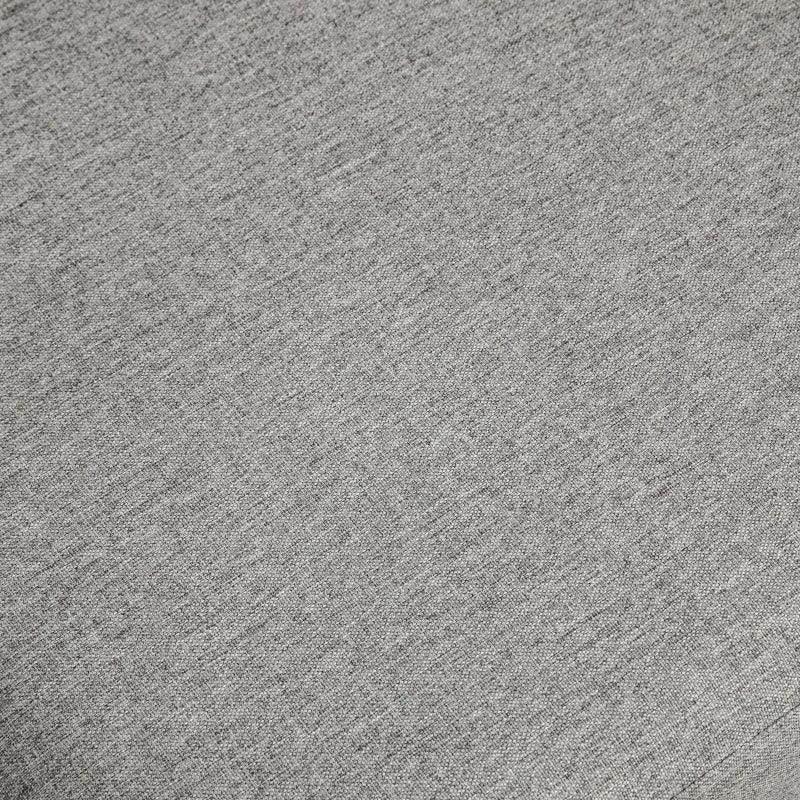 HOMCOM Compact Light Grey Loveseat Sofa - Modern 2 Seater for Living Room with Wood Legs - ALL4U RETAILER LTD