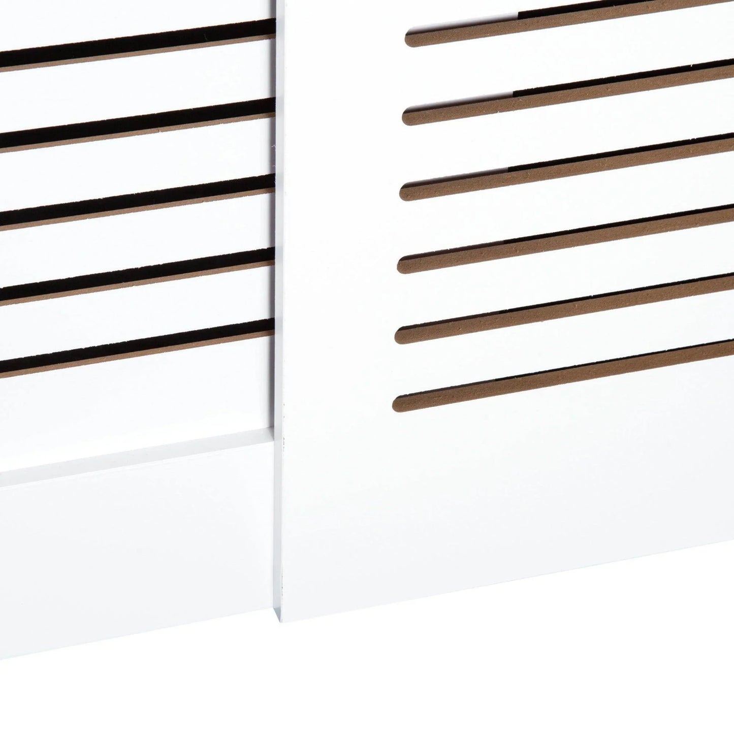 HOMCOM Extendable Radiator Cabinet - White - ALL4U RETAILER LTD
