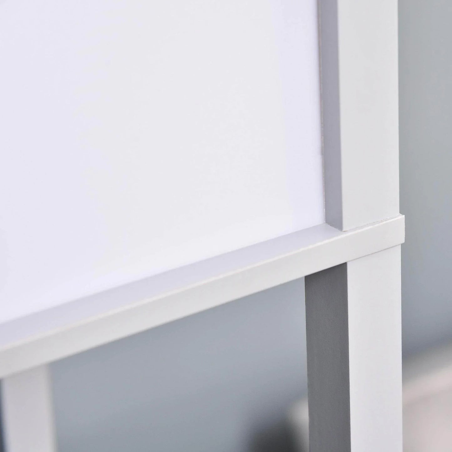 HOMCOM Grey Floor Lamp with Shelf - ALL4U RETAILER LTD