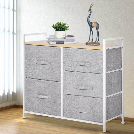 HOMCOM Hallway Storage Unit - Grey - ALL4U RETAILER LTD