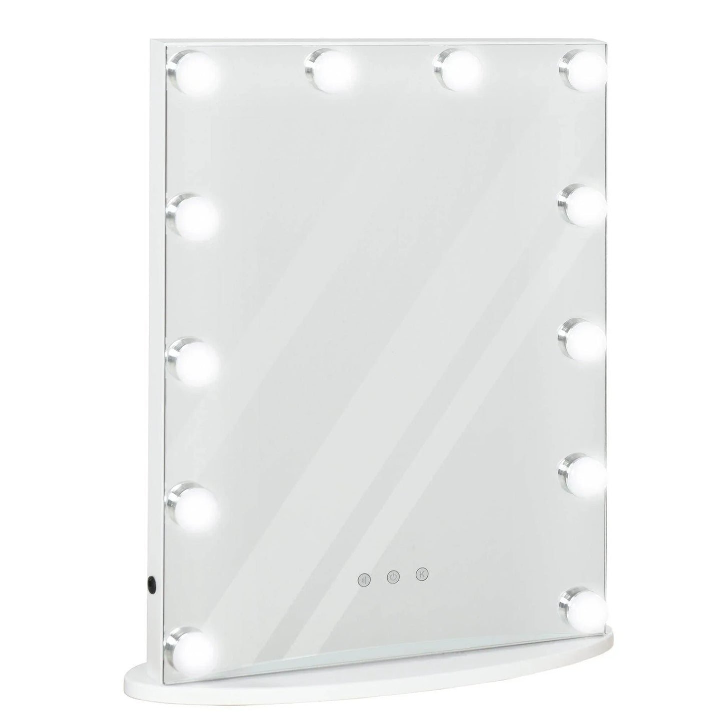 HOMCOM Hollywood Vanity Mirror with Dimmable Lights - ALL4U RETAILER LTD