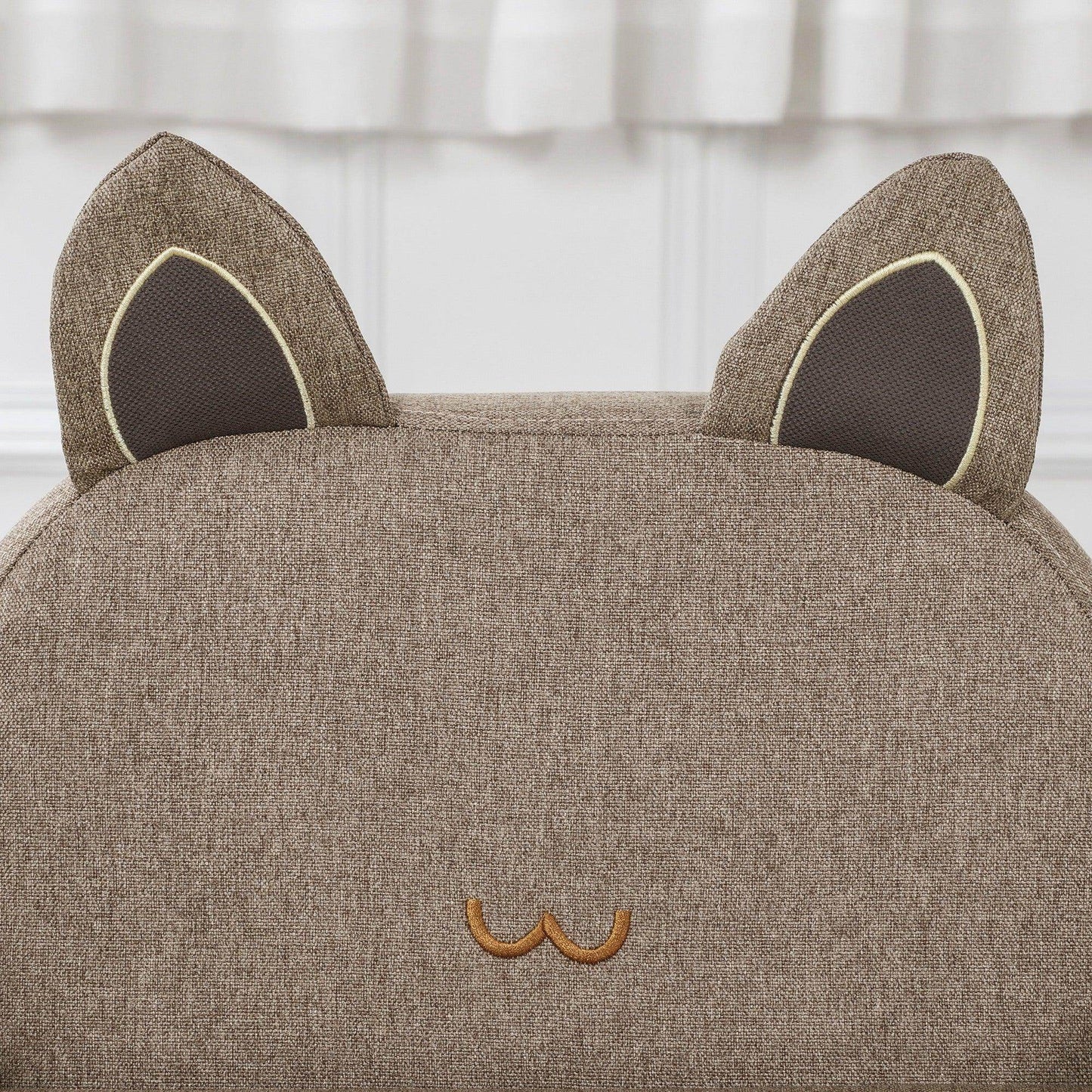 HOMCOM Kids Mini Sofa Toddler Chair Children Armchair for Bedroom Playroom Brown - ALL4U RETAILER LTD